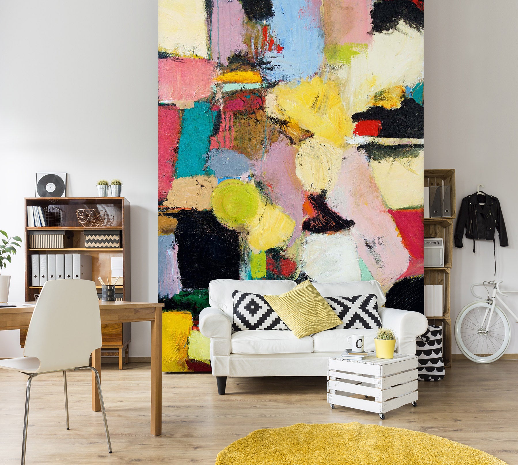 3D Vibrant Colors 257 Allan P. Friedlander Wall Mural Wall Murals