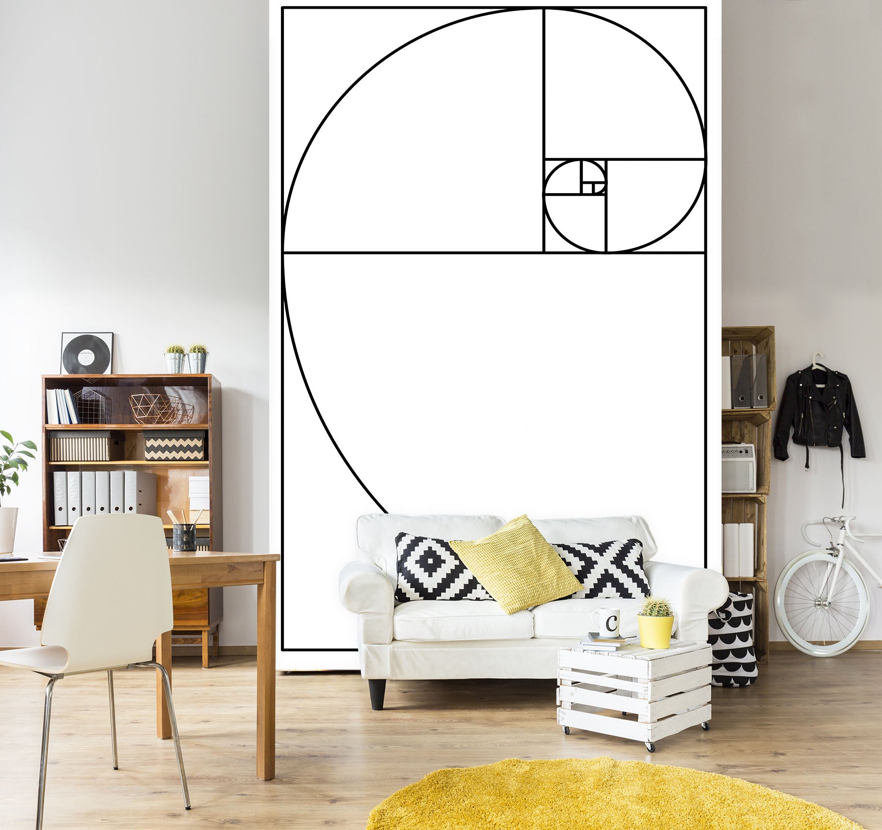 3D Black Lines 1501 Boris Draschoff Wall Mural Wall Murals