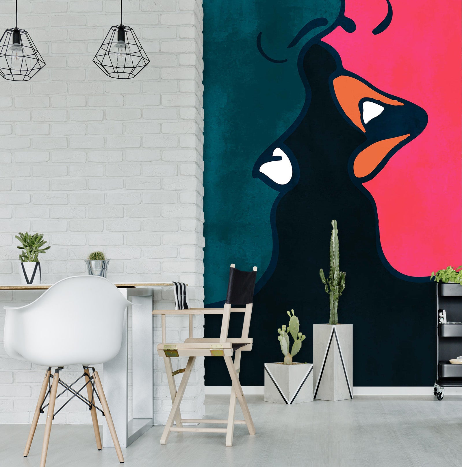 3D The Kiss-cc 1419 Boris Draschoff Wall Mural Wall Murals