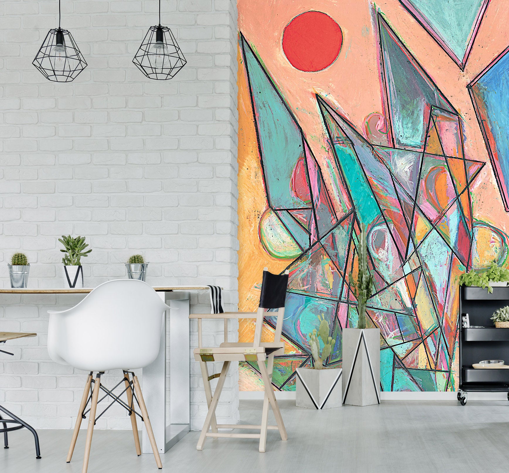 3D Abstract Forest 293 Allan P. Friedlander Wall Mural Wall Murals