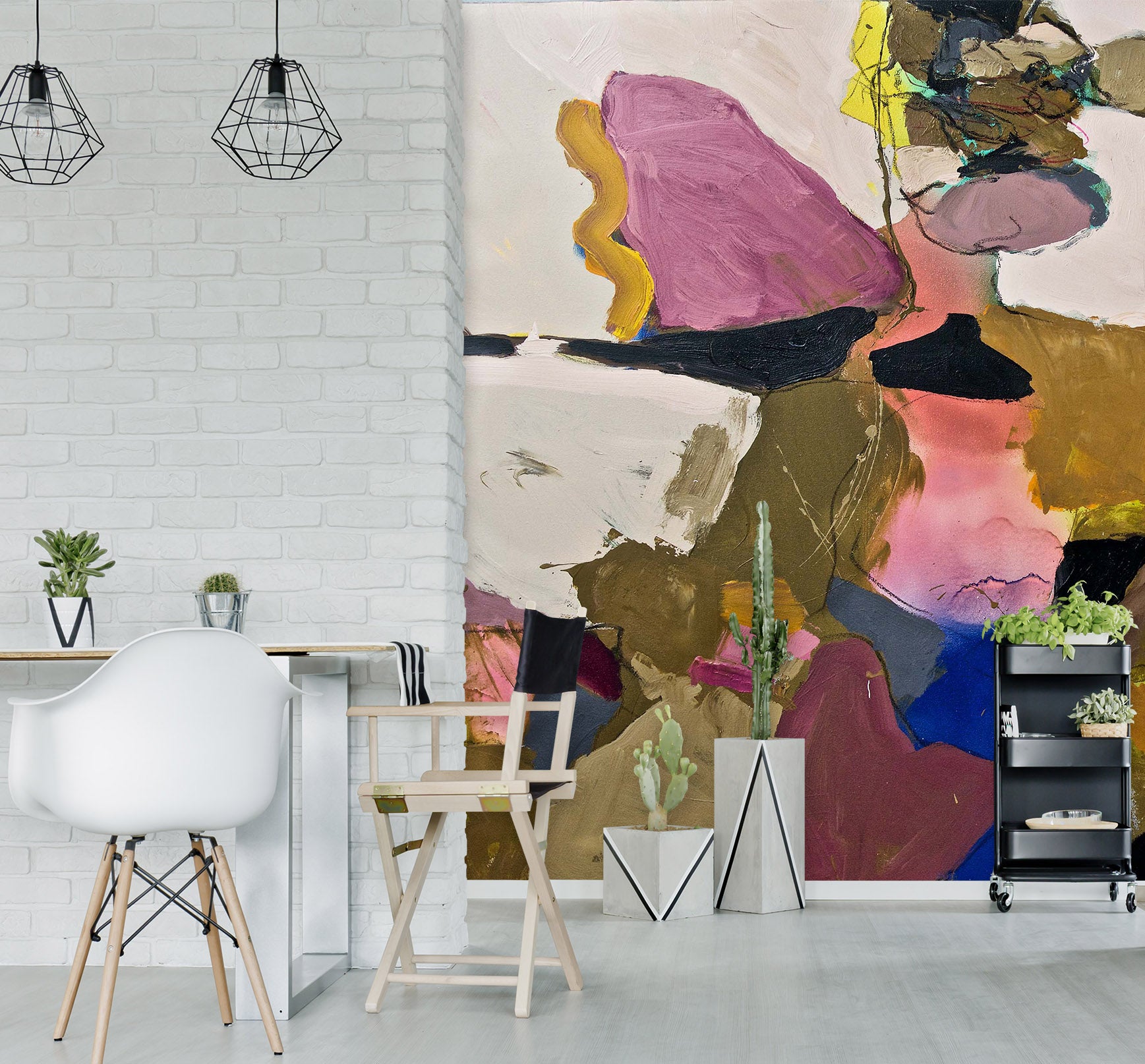 3D Abstract Butterfly 297 Allan P. Friedlander Wall Mural Wall Murals