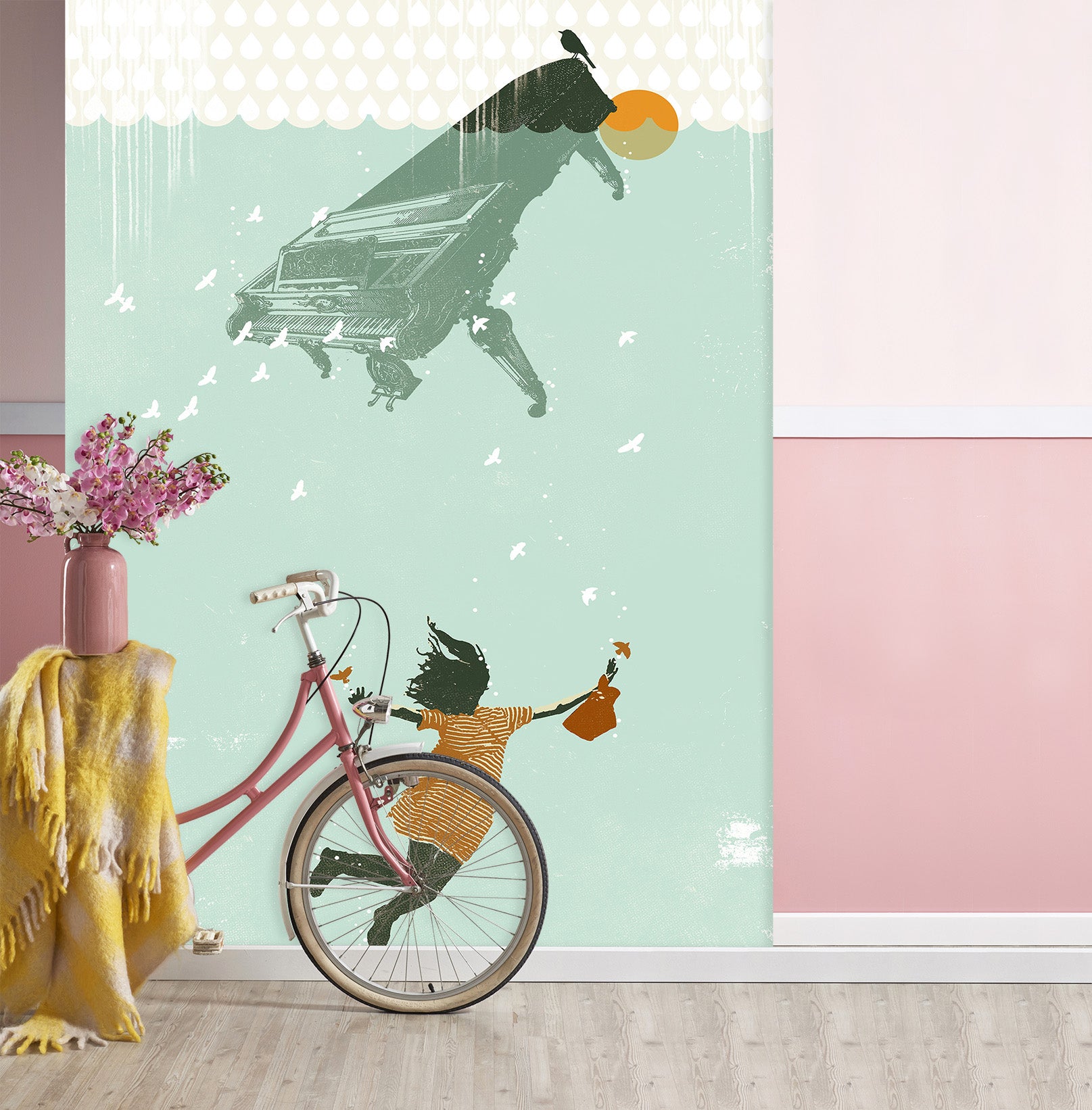 3D Water Dream 1418 Showdeer Wall Mural Wall Murals