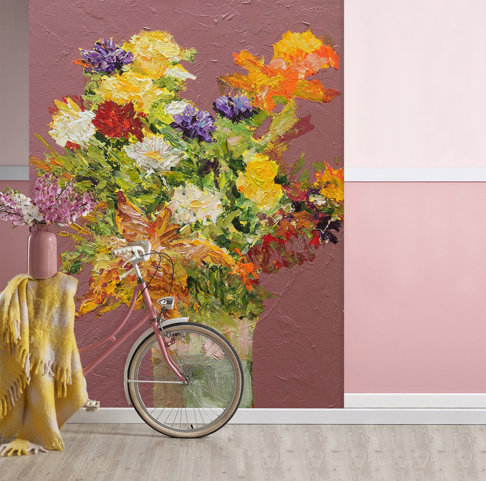 3D Beautiful Bouquet 258 Allan P. Friedlander Wall Mural Wall Murals