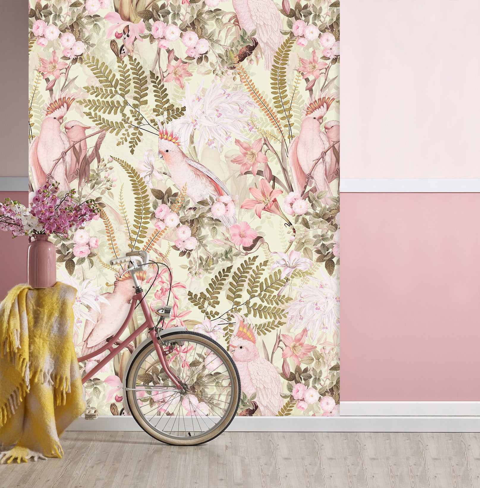 3D Pink Romance 180 Uta Naumann Wall Mural Wall Murals