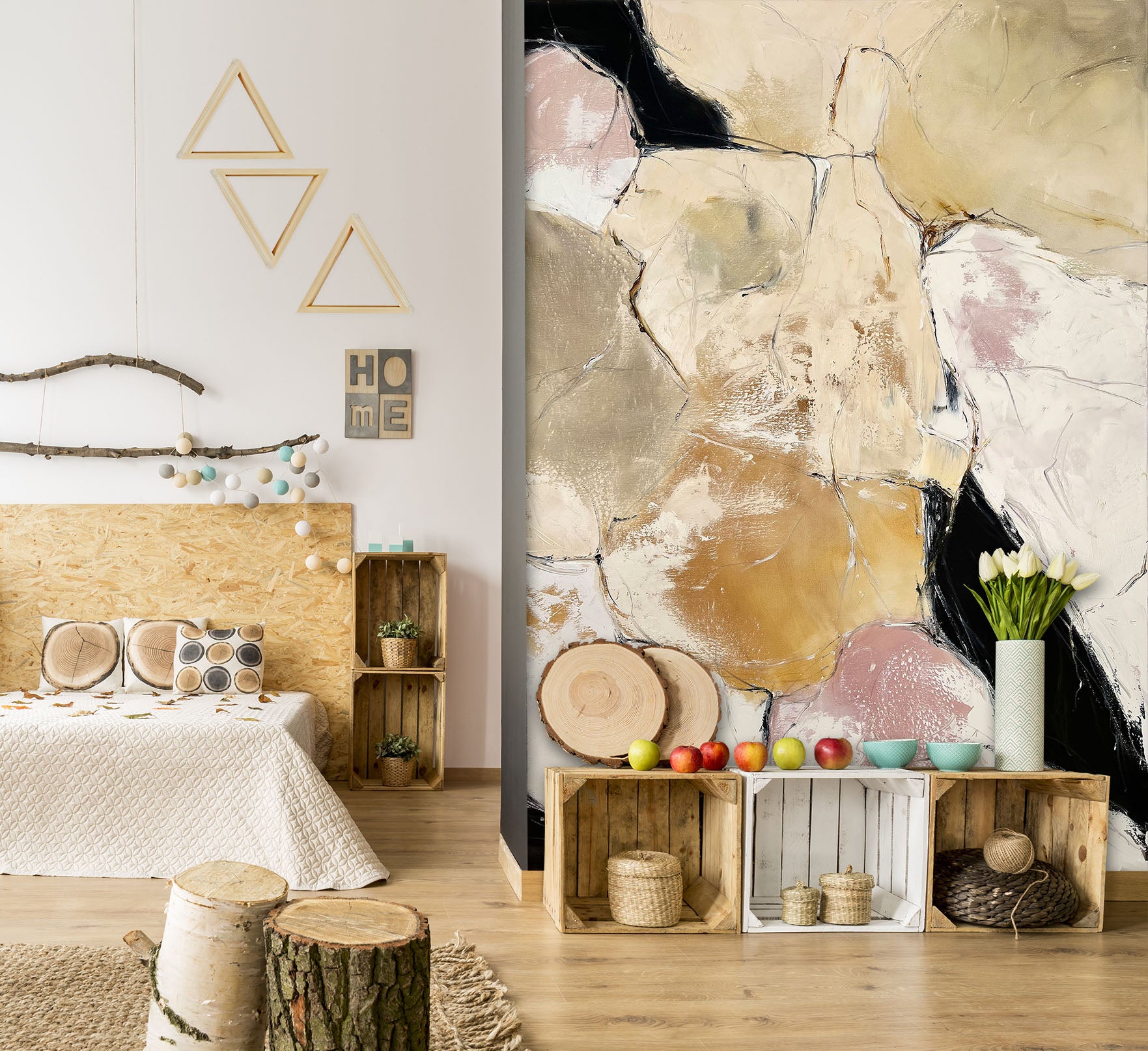 3D Yellow Stone Texture 3127 Skromova Marina Wall Mural Wall Murals