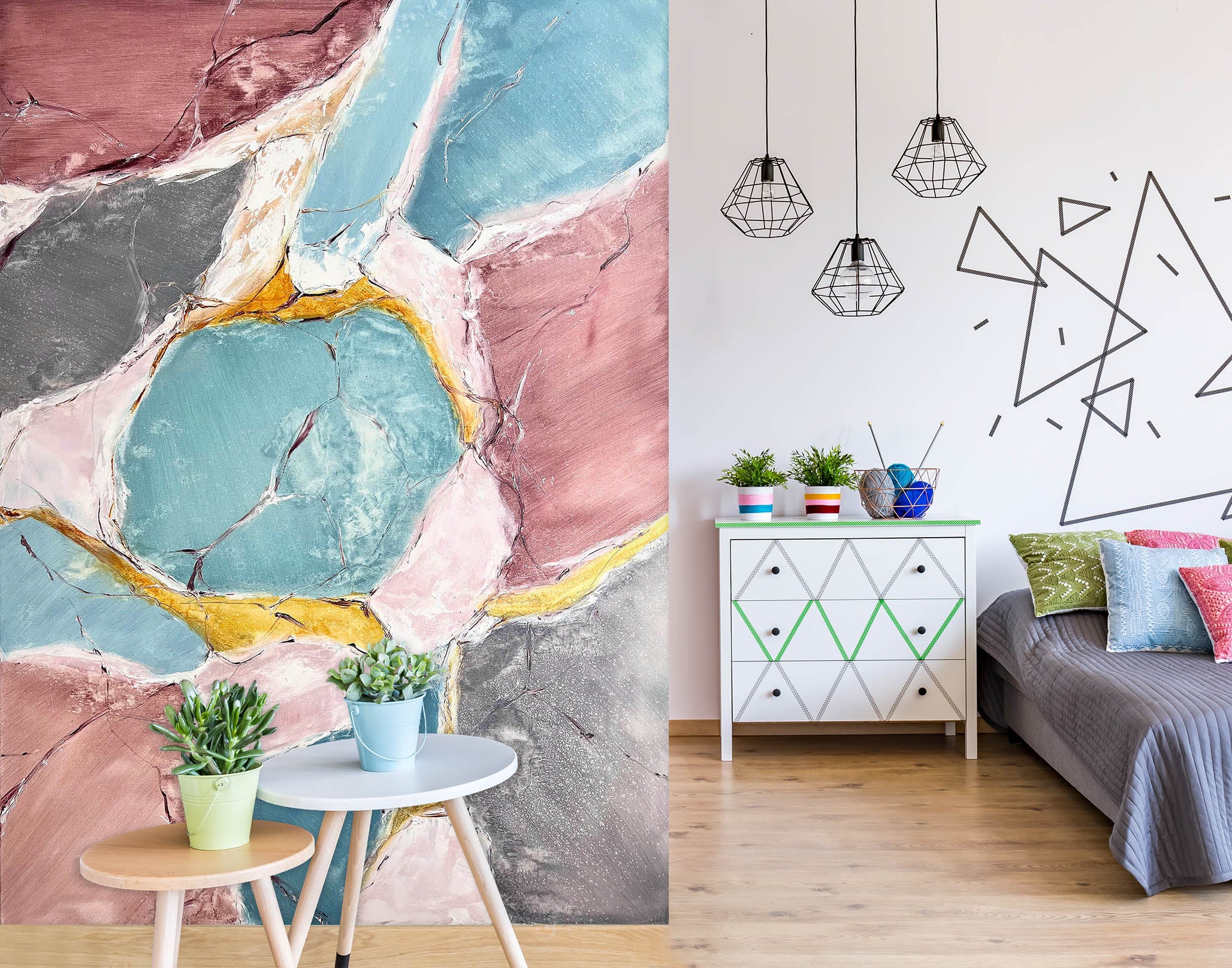 3D Colored Stone Texture 3124 Skromova Marina Wall Mural Wall Murals