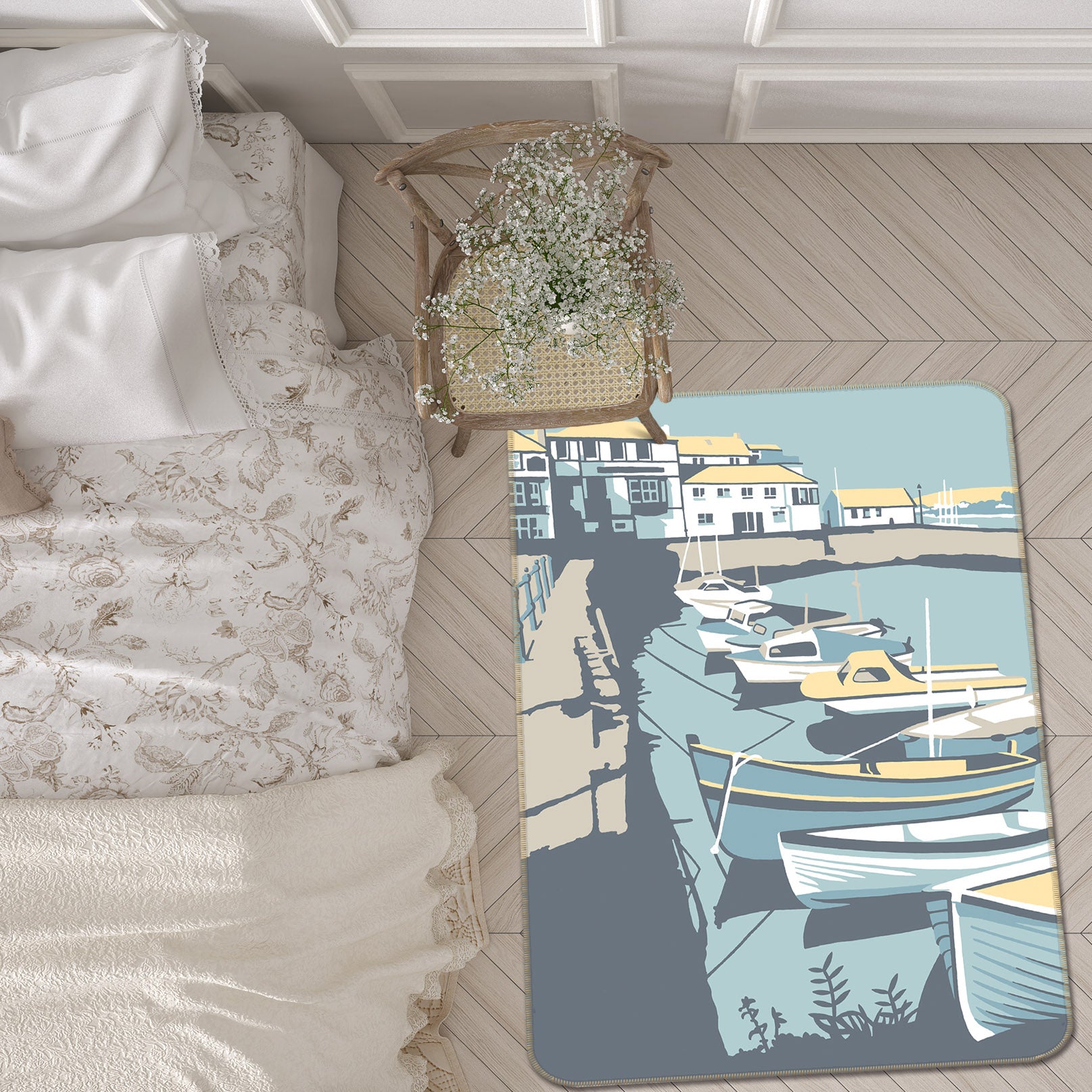 3D Falmouth 1003 Steve Read Rug Non Slip Rug Mat