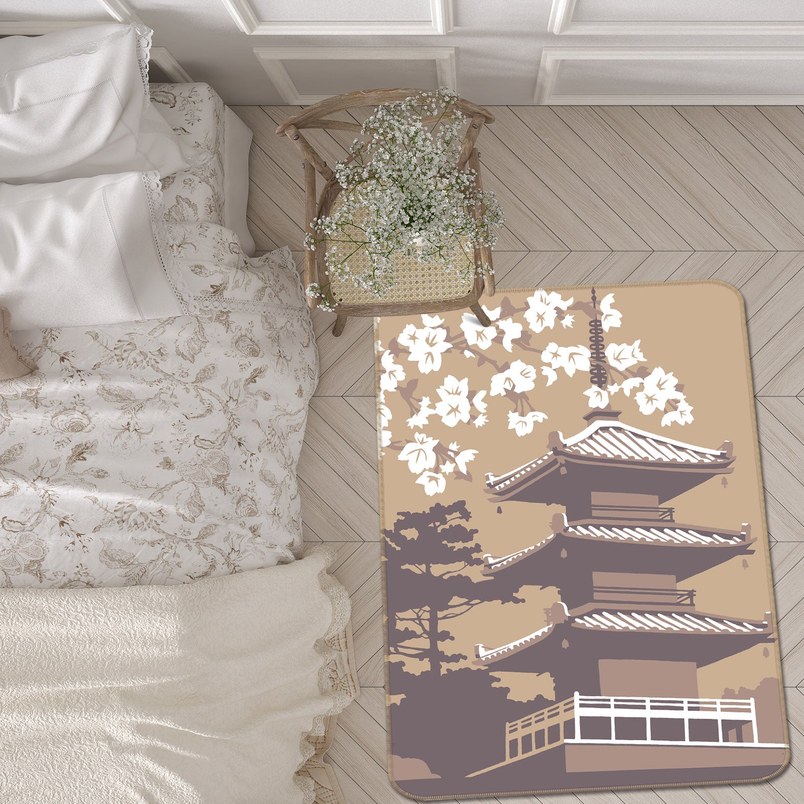 3D Japan 1116 Steve Read Rug Non Slip Rug Mat