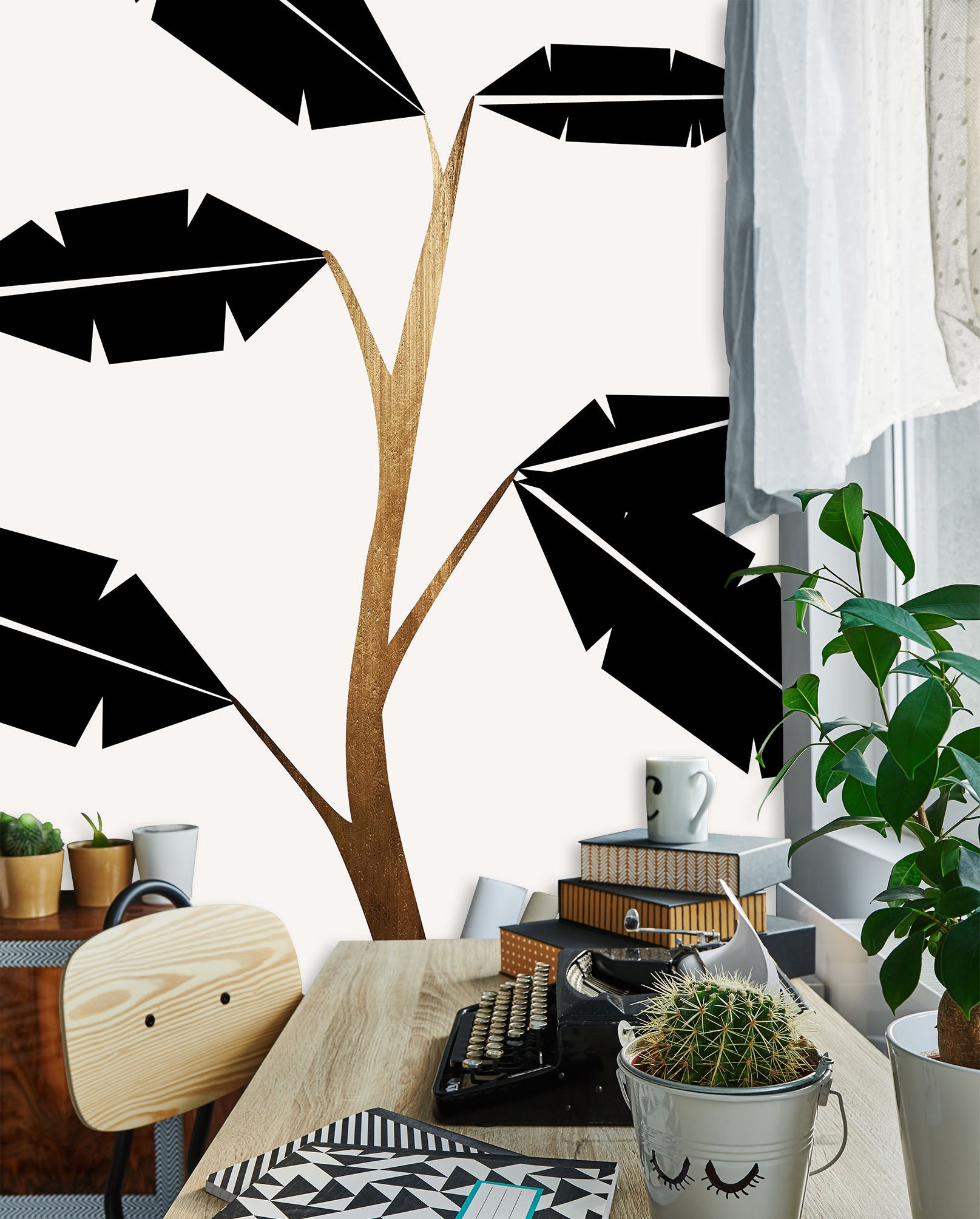 3D Banana Tree 1411 Boris Draschoff Wall Mural Wall Murals