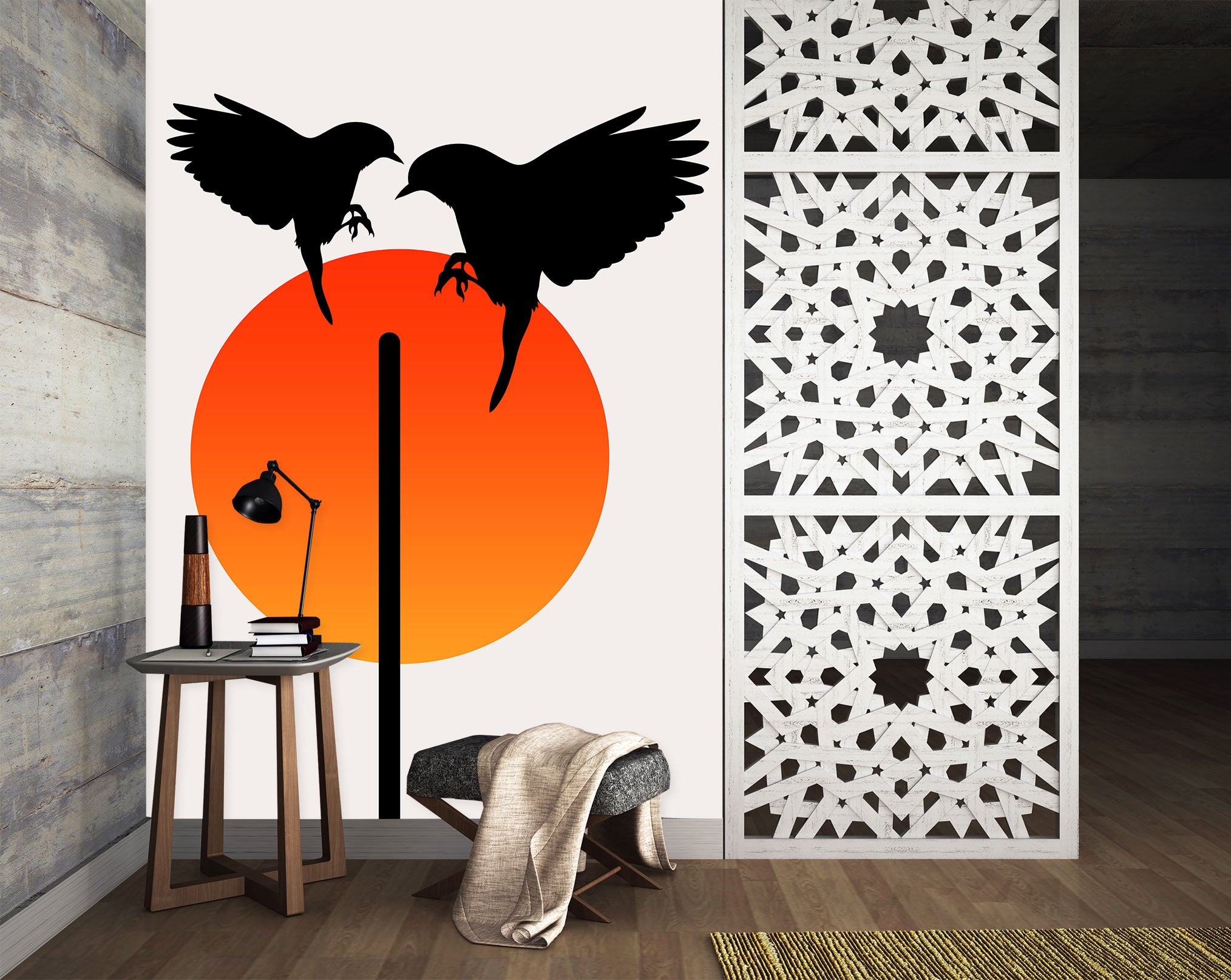 3D Eagle Flying 1531 Boris Draschoff Wall Mural Wall Murals