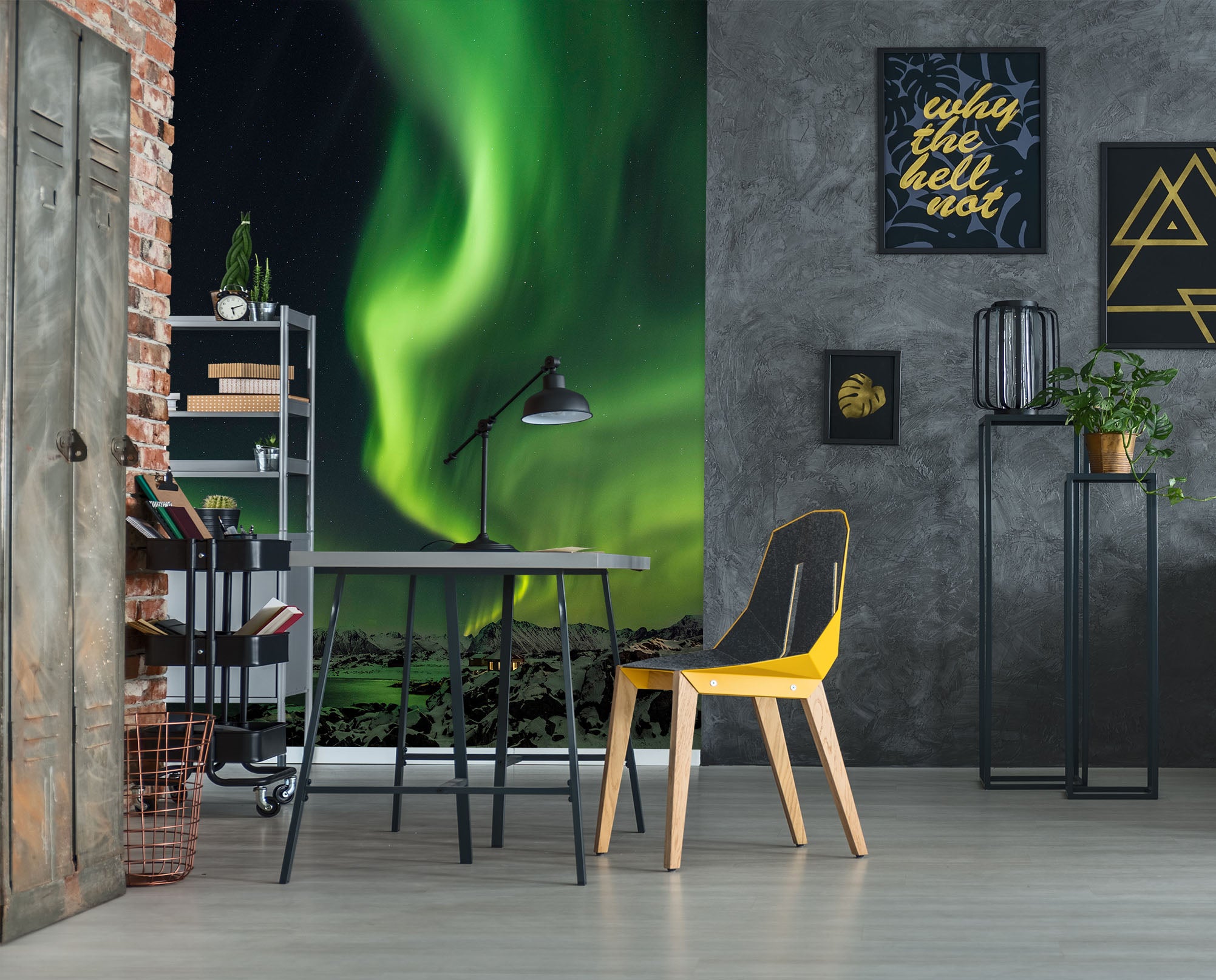 3D Green Smoke 1422 Marco Carmassi Wall Mural Wall Murals