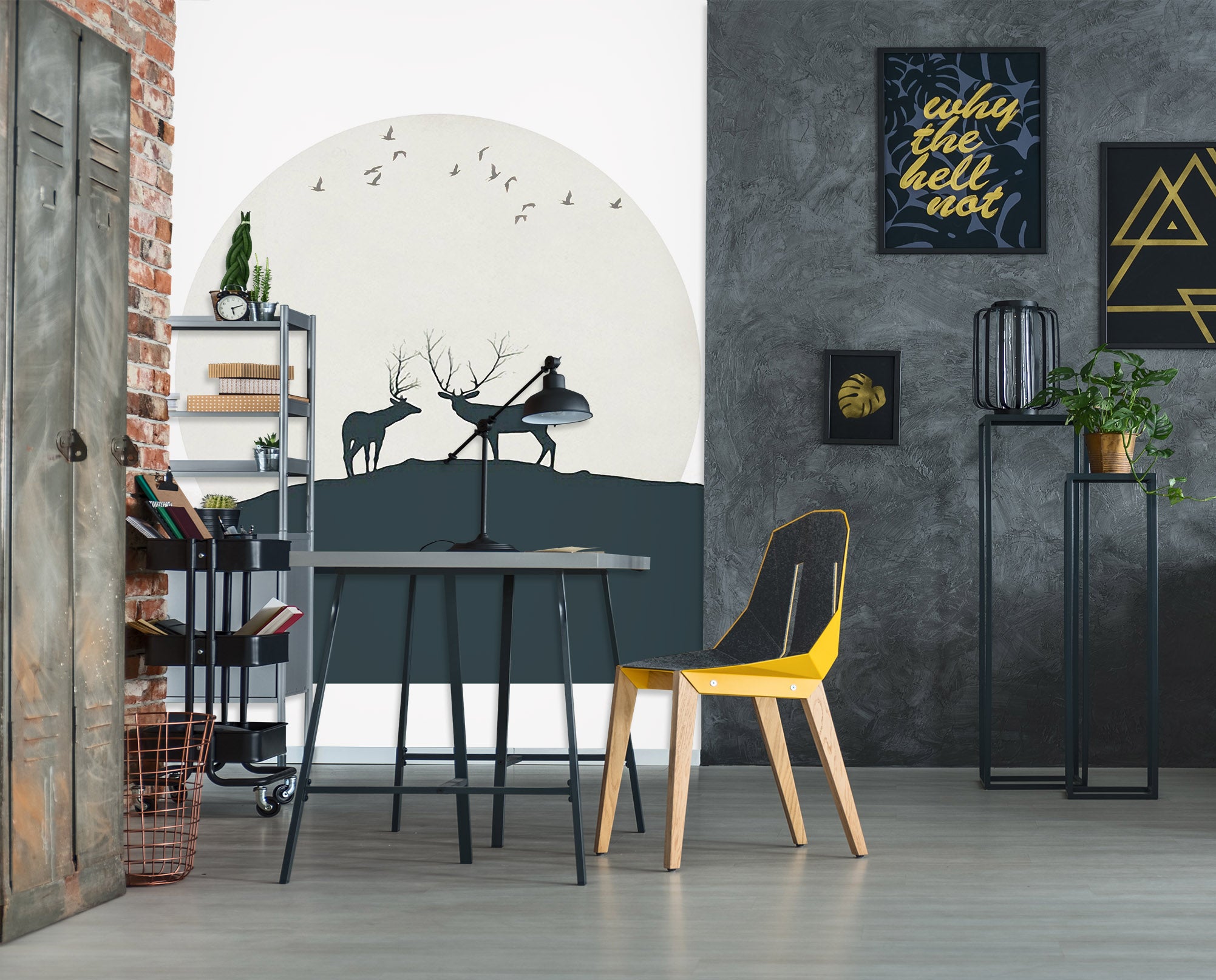 3D Valley Fawn 062 Wall Murals