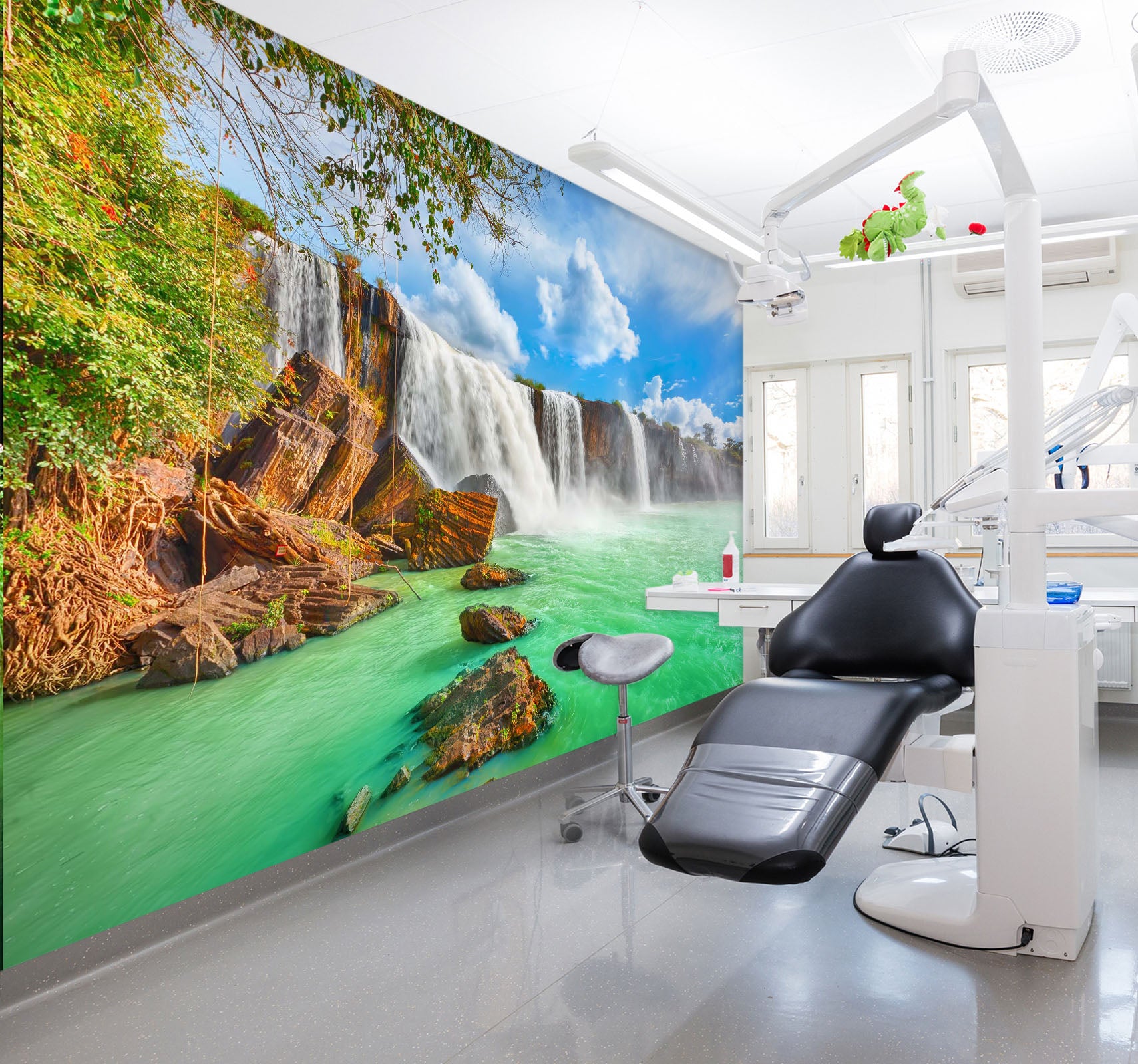 3D Fierce Waterfall 304 Wall Murals