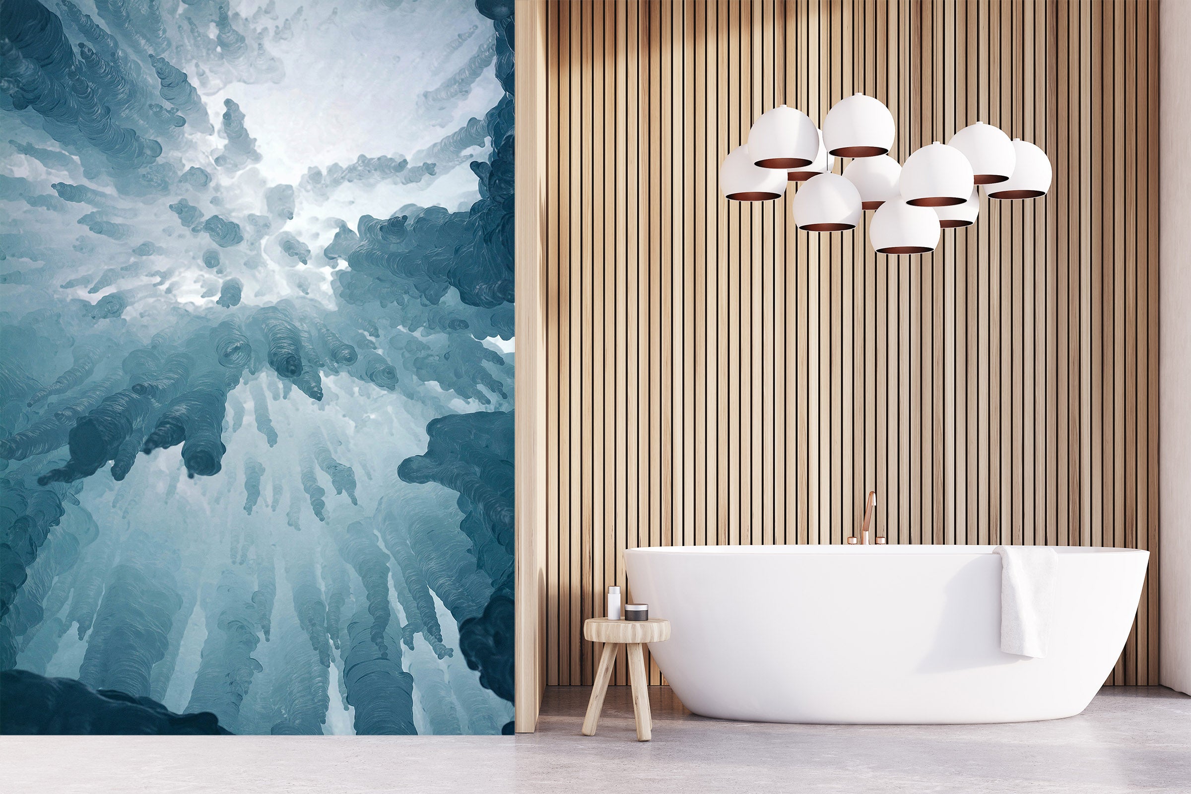 3D Sun Glacier 1635 Wall Murals