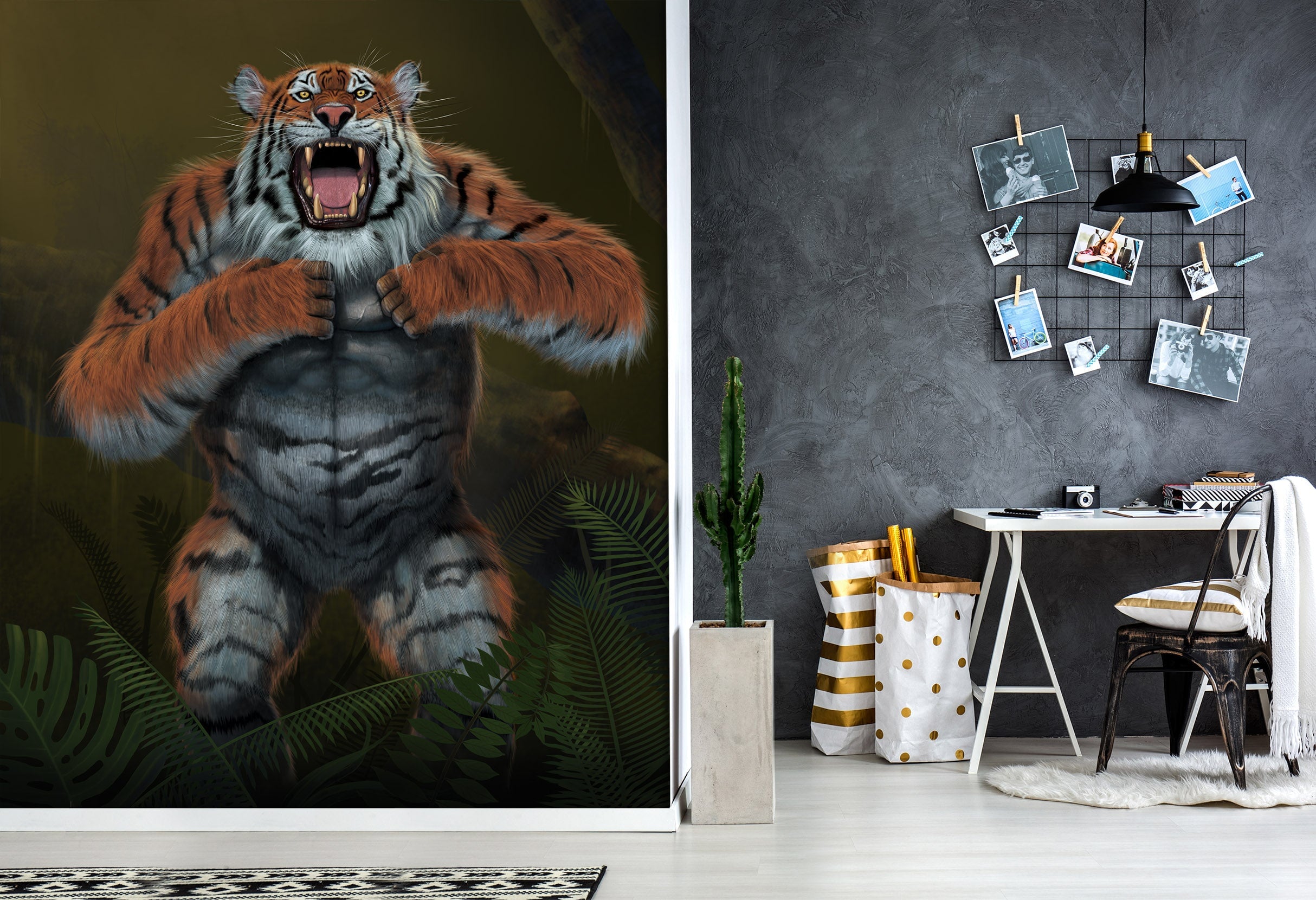 3D Tigerilla 1559 Wall Murals Exclusive Designer Vincent Wallpaper AJ Wallpaper