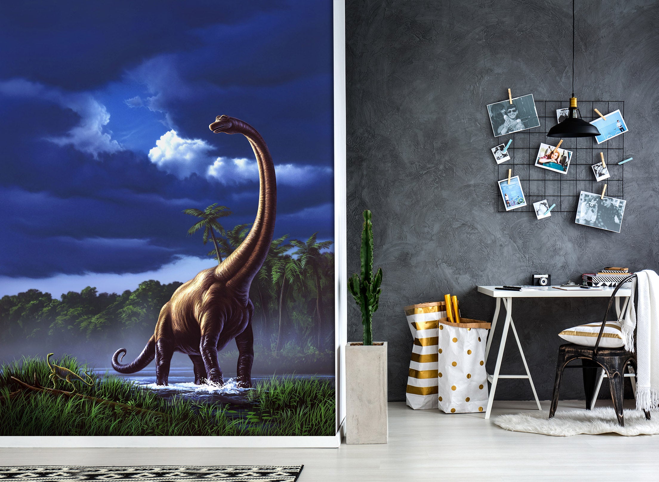 3D Brachiosaur 1403 Jerry LoFaro Wall Mural Wall Murals