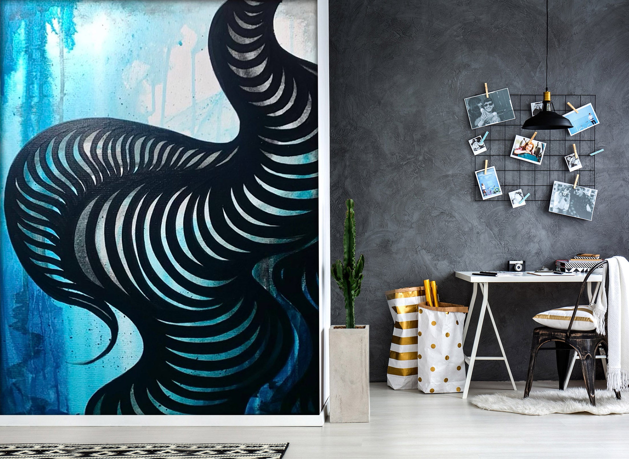 3D Watercolor Art 1287 Jacqueline Reynoso Wall Mural Wall Murals