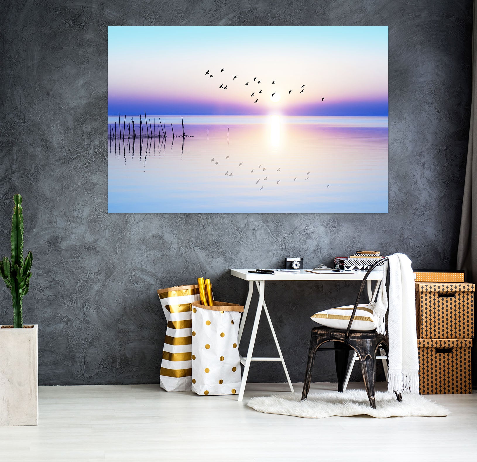 3D Beautiful Lake 1088 Wall Sticker