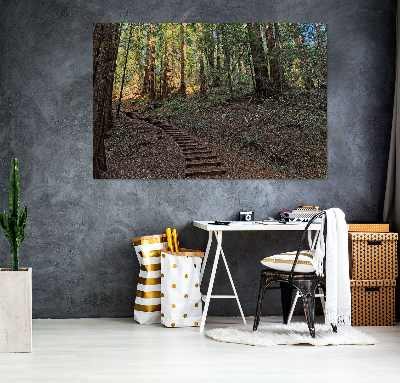 3D Forest Walkway 62111 Kathy Barefield Wall Sticker