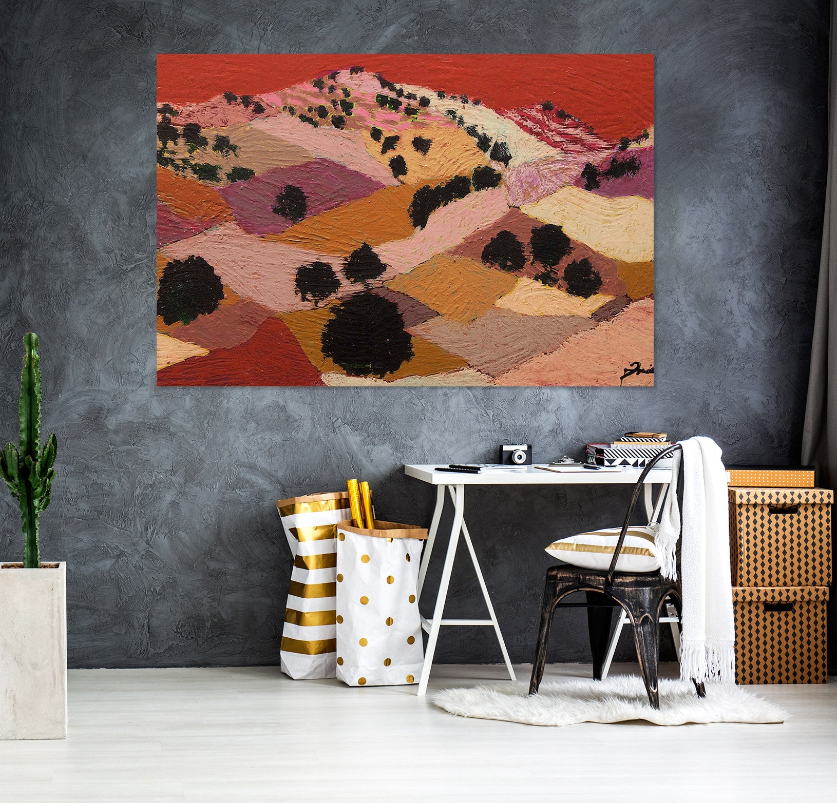 3D Desert Tree 004 Allan P. Friedlander Wall Sticker