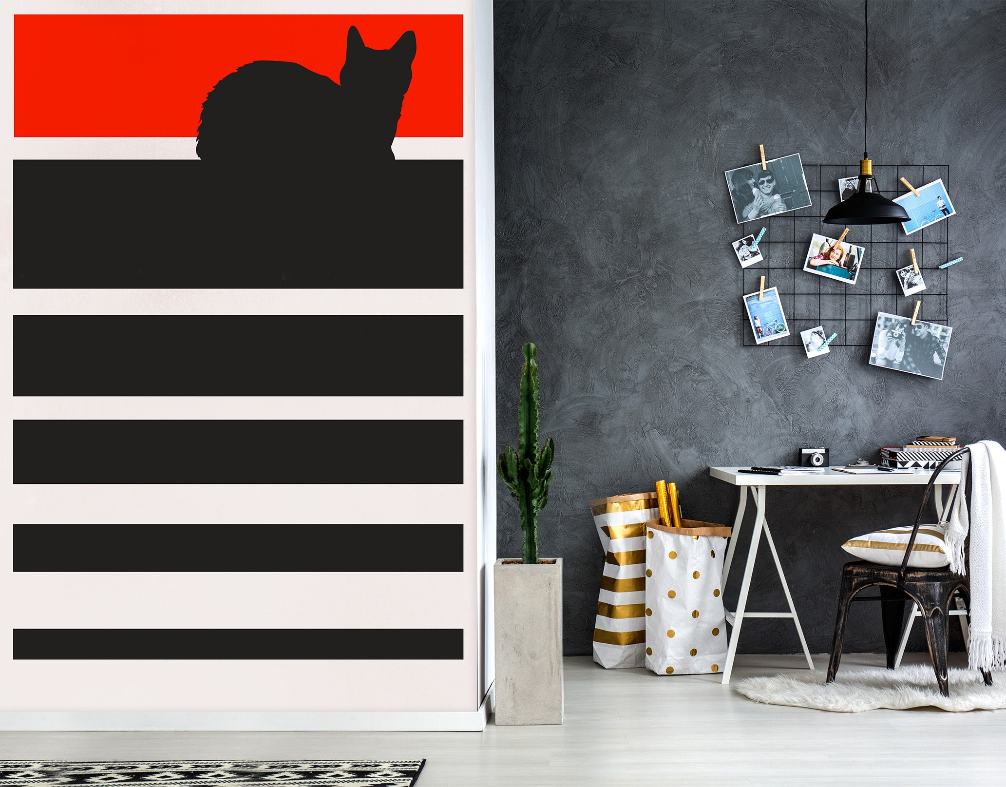 3D Lazy Cat 1438 Boris Draschoff Wall Mural Wall Murals