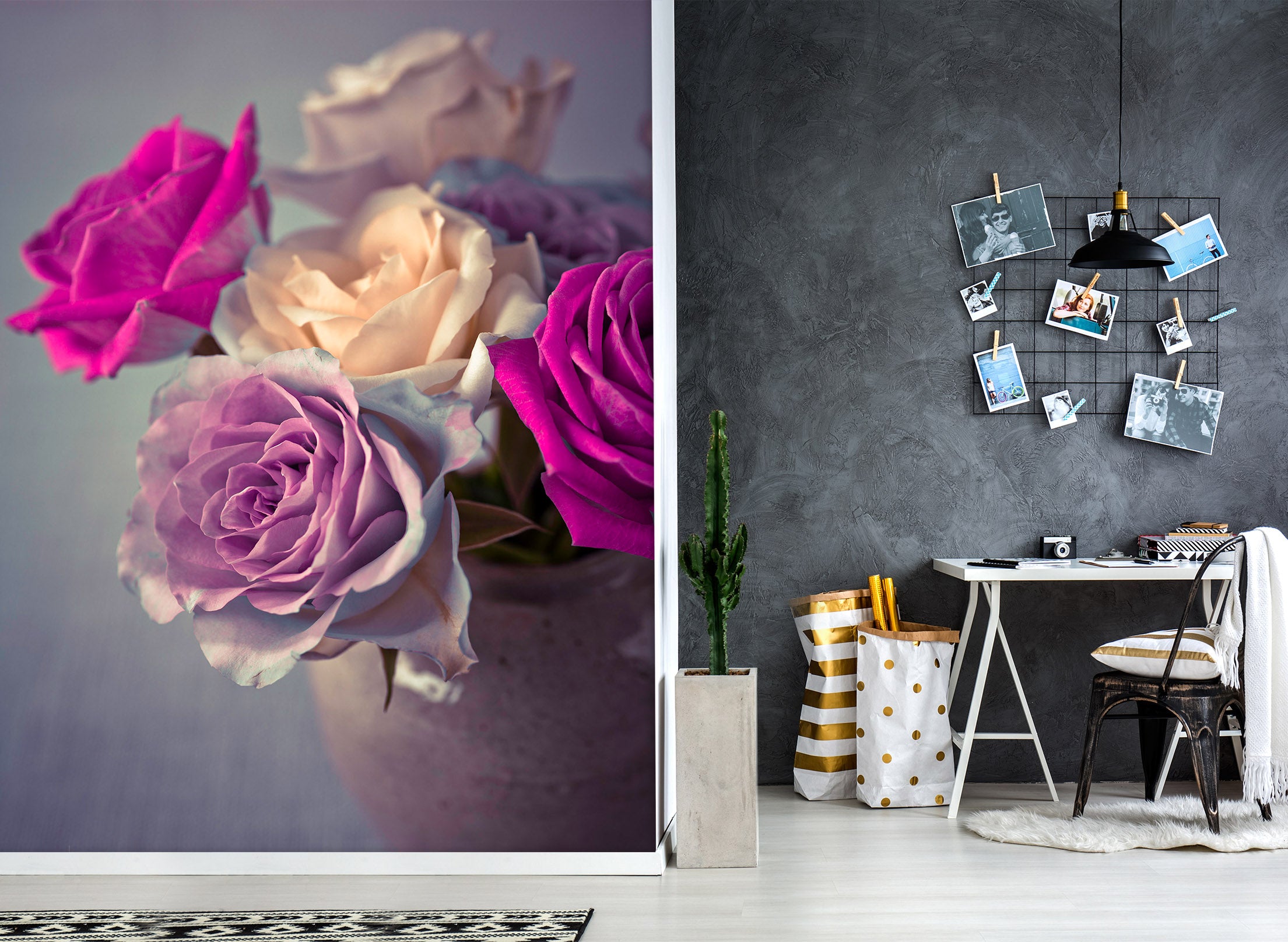 3D Rose Blossom 1441 Assaf Frank Wall Mural Wall Murals