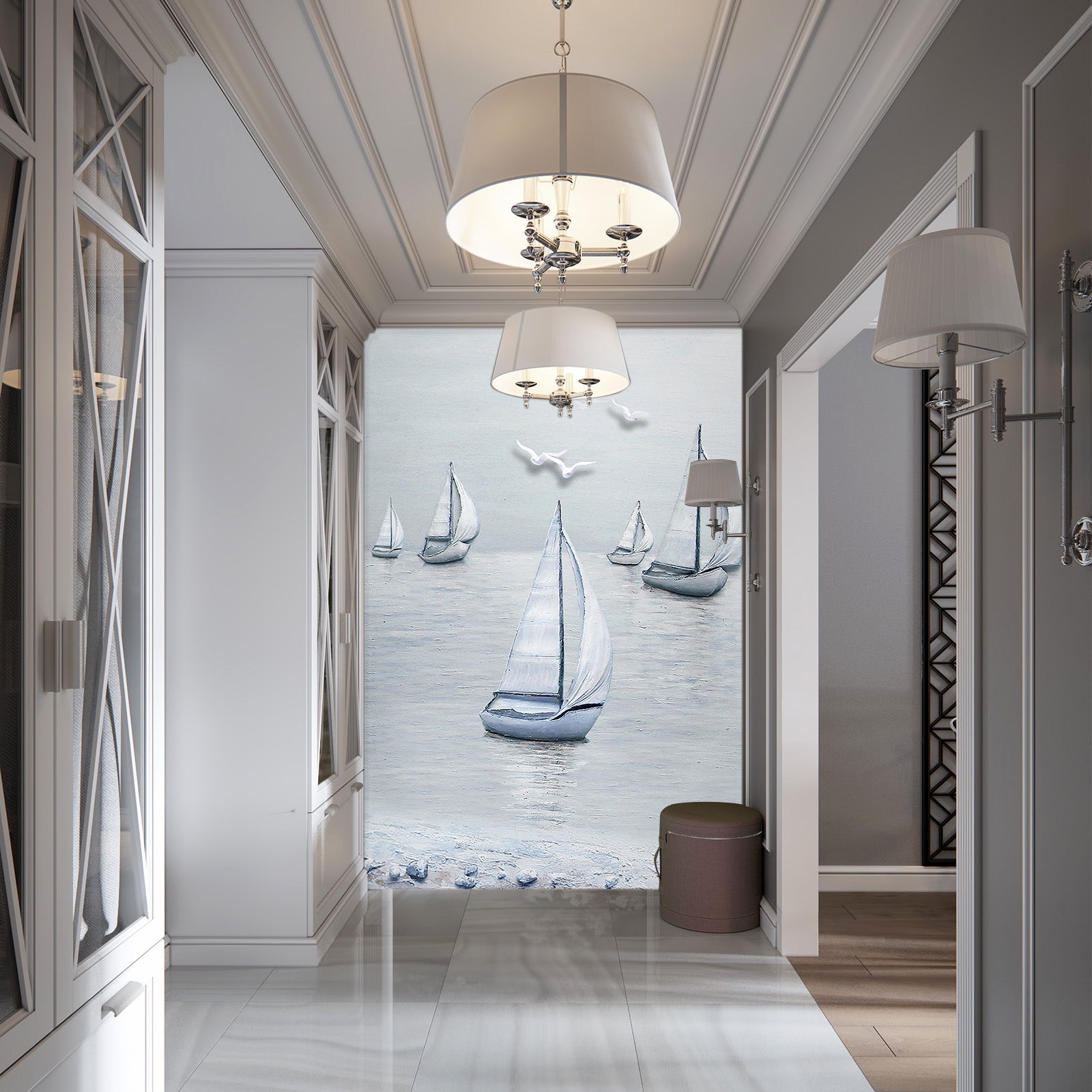 3D Sea Cruise 066 Wall Murals