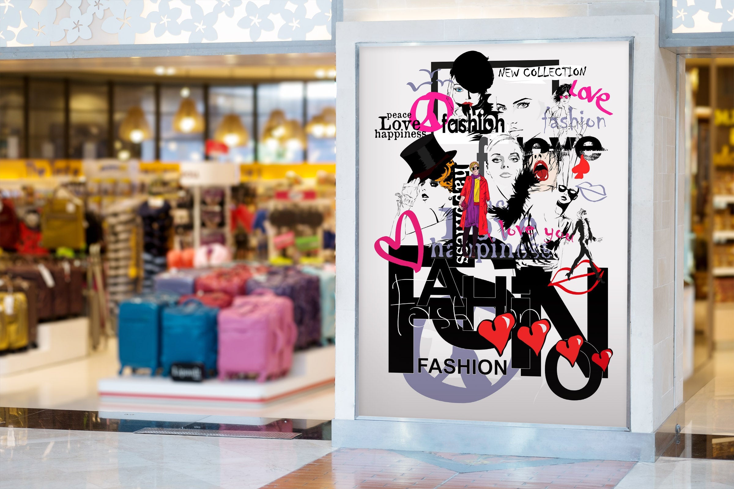 3D Woman Red Lips 144 Wall Murals Wallpaper AJ Wallpaper