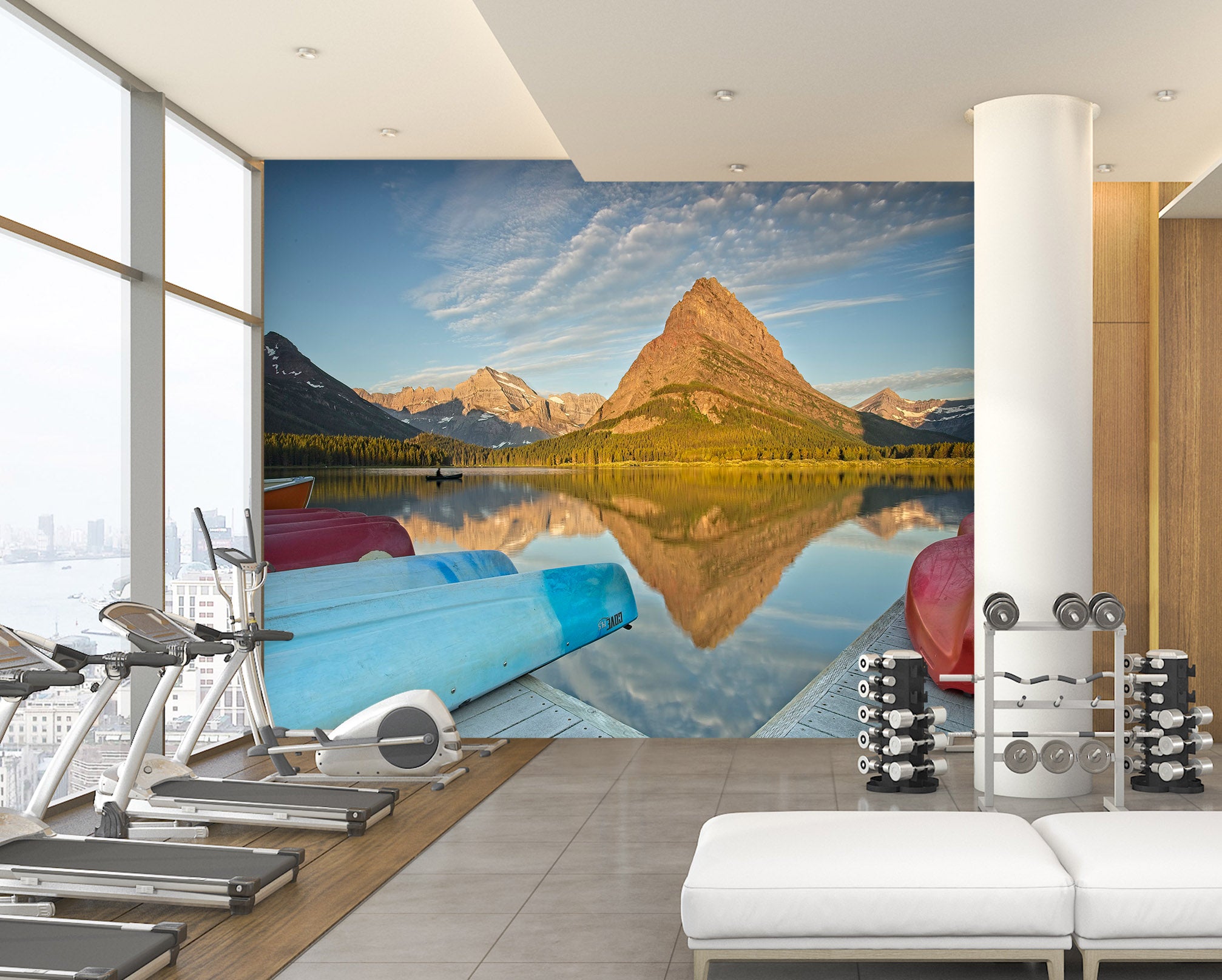 3D Towering Peak 128 Kathy Barefield Wall Mural Wall Murals