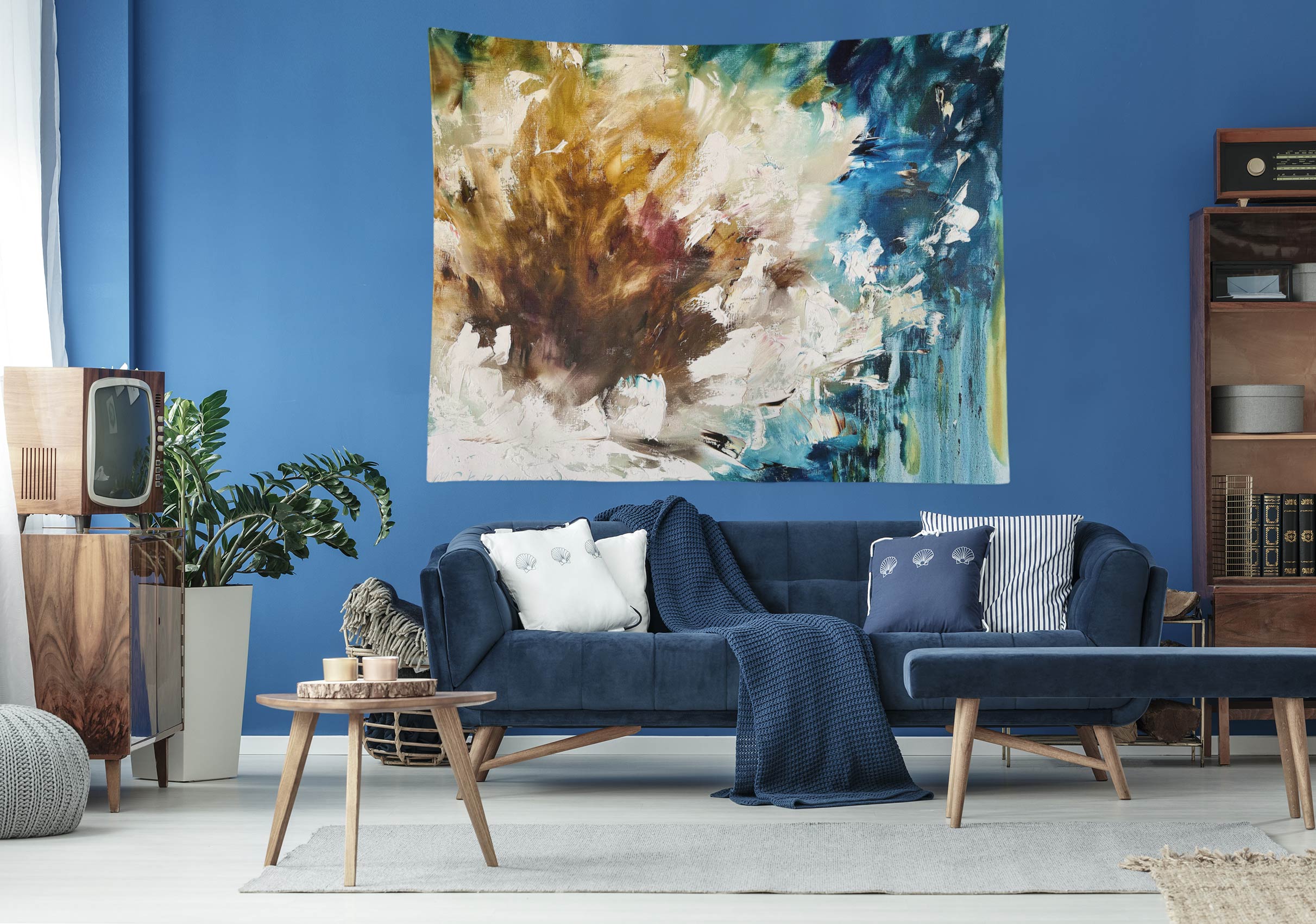 3D Yellow Colour 3475 Skromova Marina Tapestry Hanging Cloth Hang