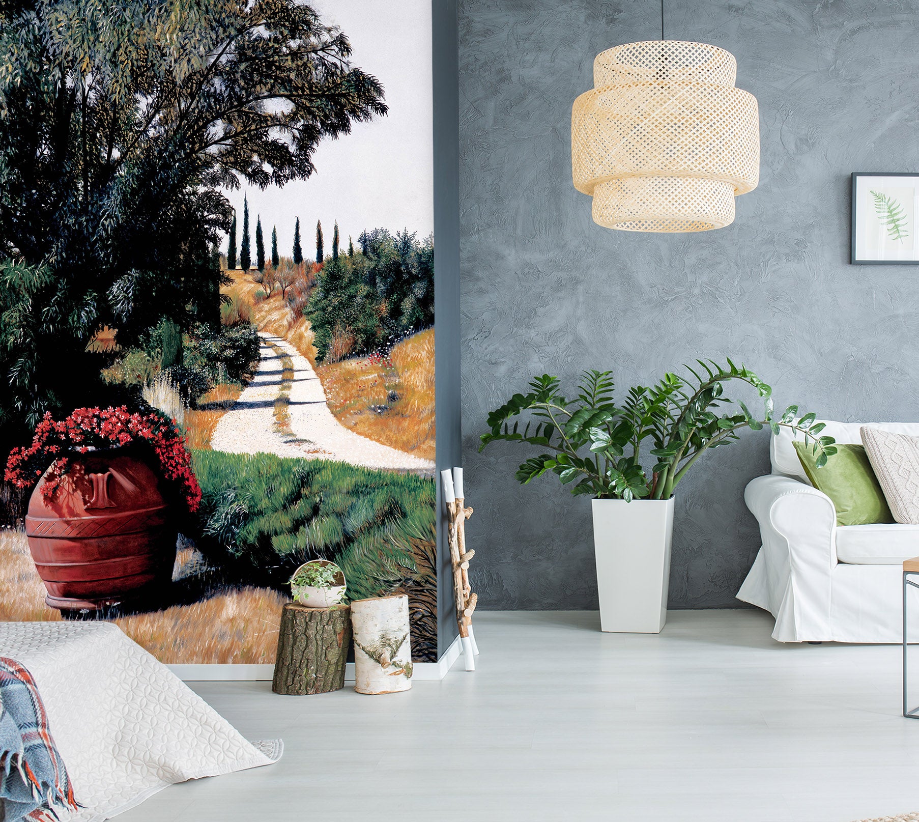 3D Tree Path 11132 Matthew Holden Bates Wall Mural Wall Murals