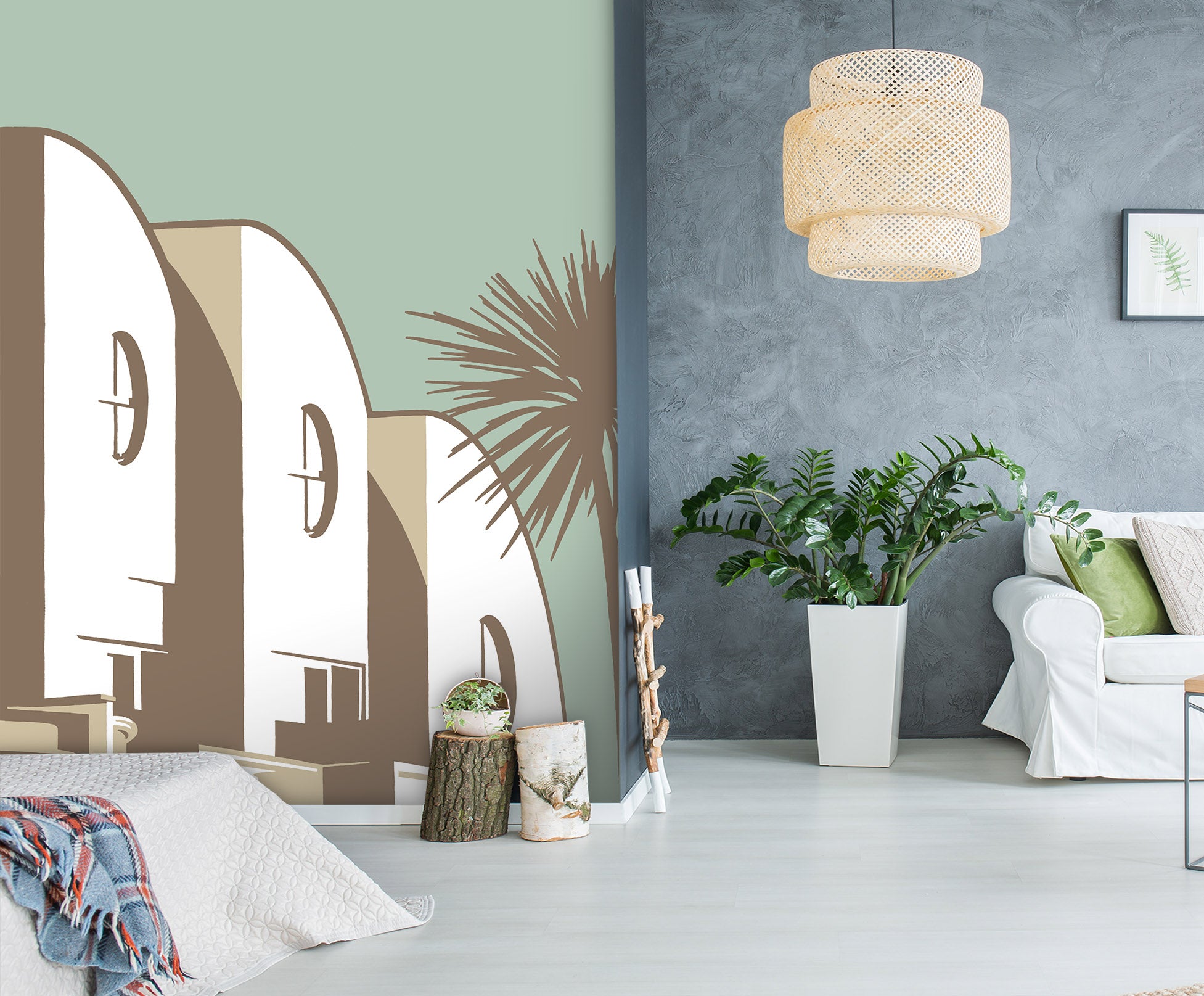 3D Sandbanks Banks Road 1053 Steve Read Wall Mural Wall Murals