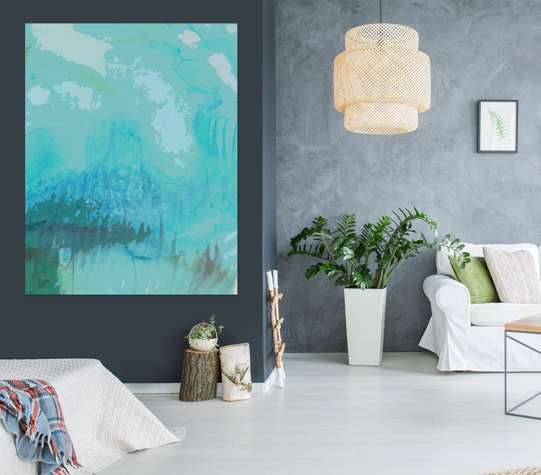 3D Blue Calm 71128 Shandra Smith Wall Sticker