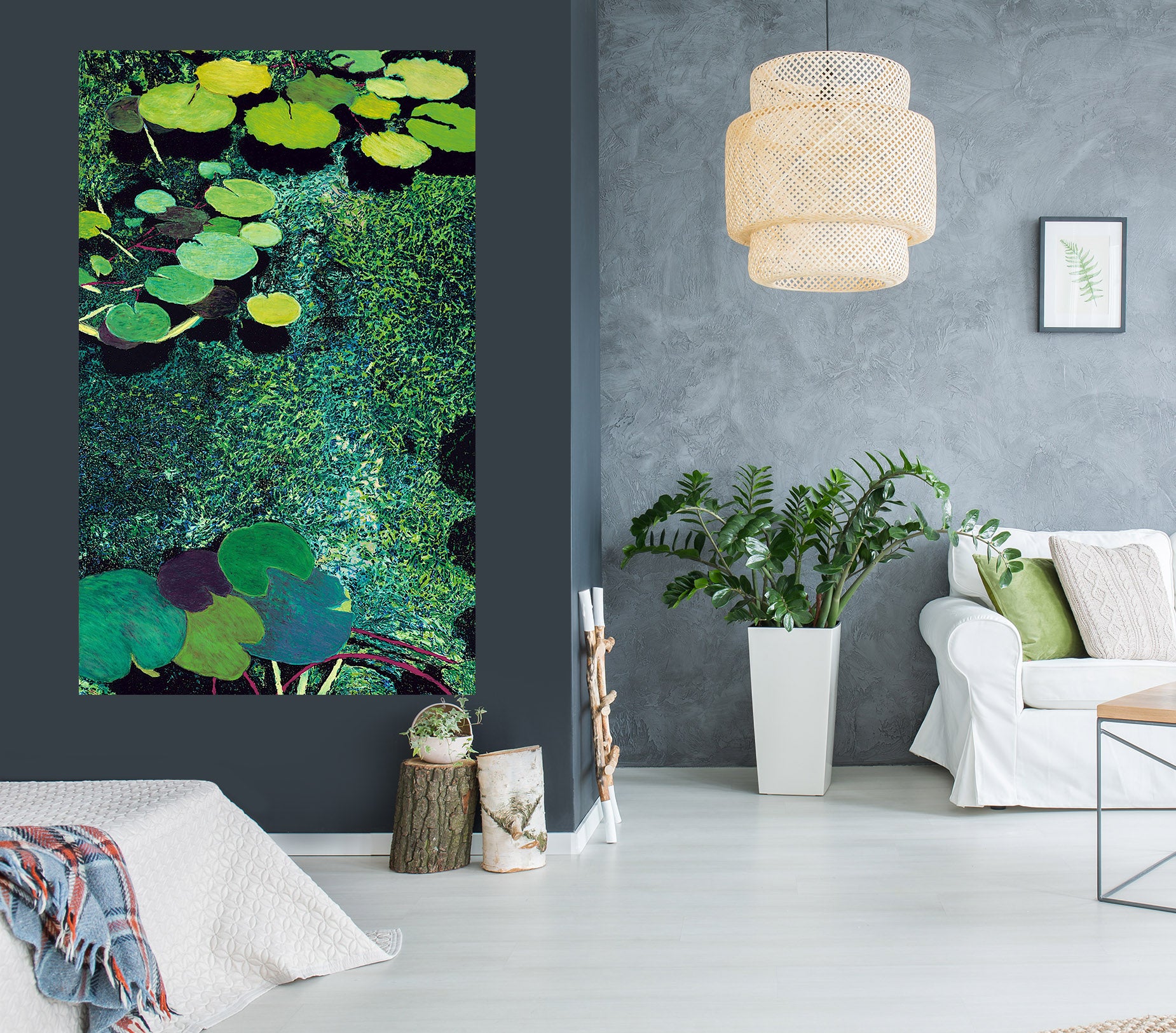 3D Frogs Hideaway 303 Allan P. Friedlander Wall Sticker