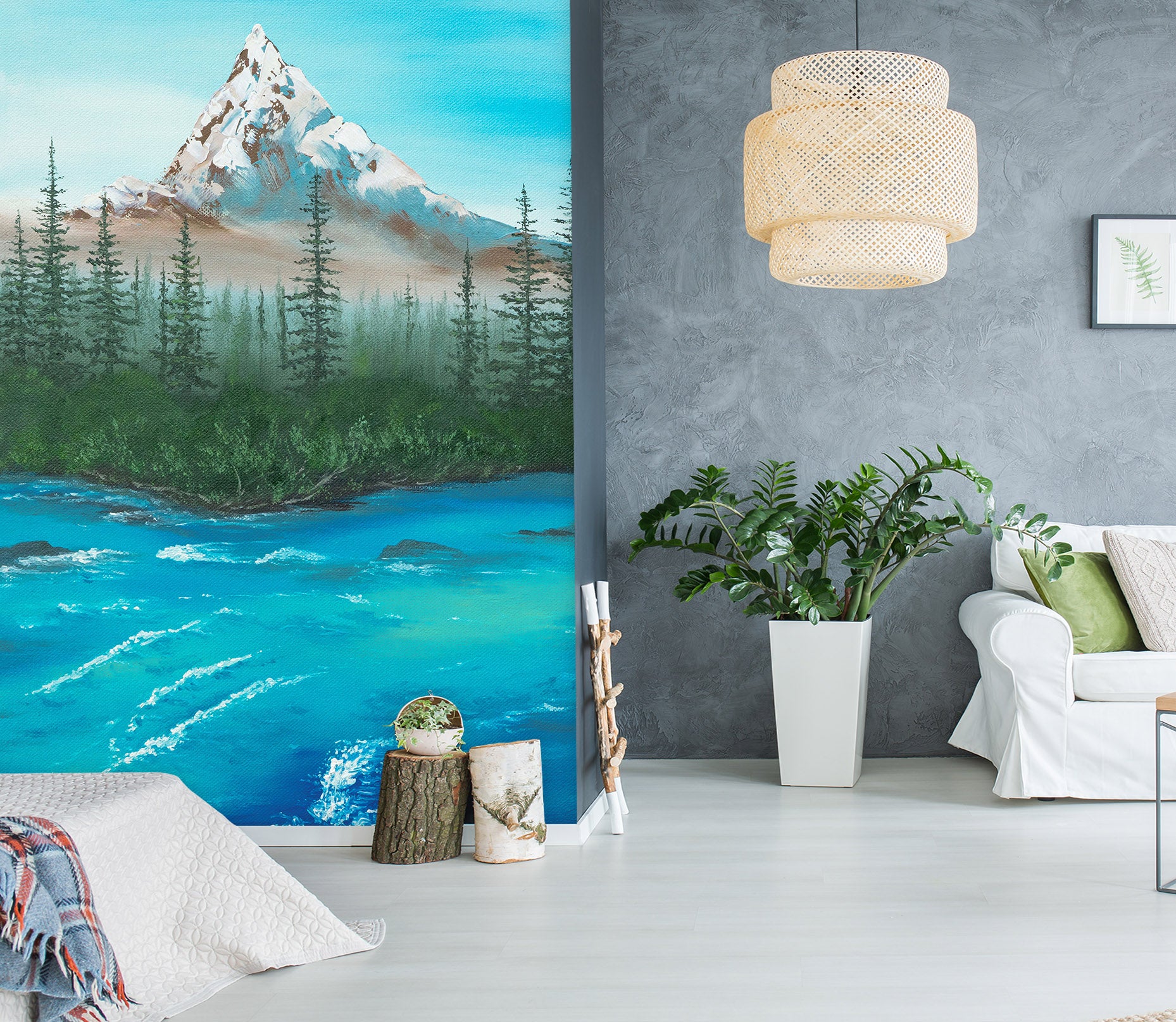 3D Iceberg River 1875 Marina Zotova Wall Mural Wall Murals