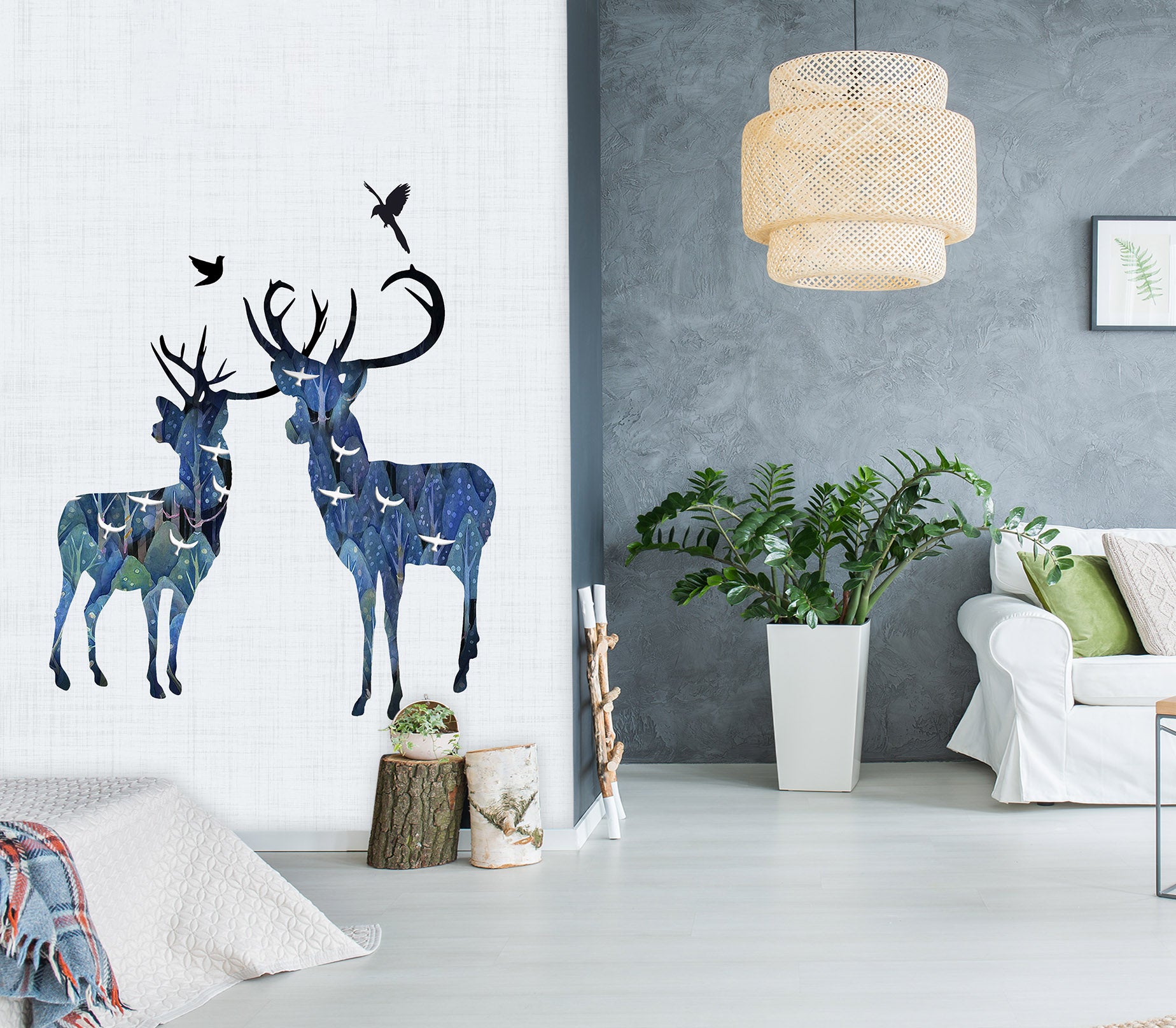 3D Asuka Fawn 059 Wall Murals