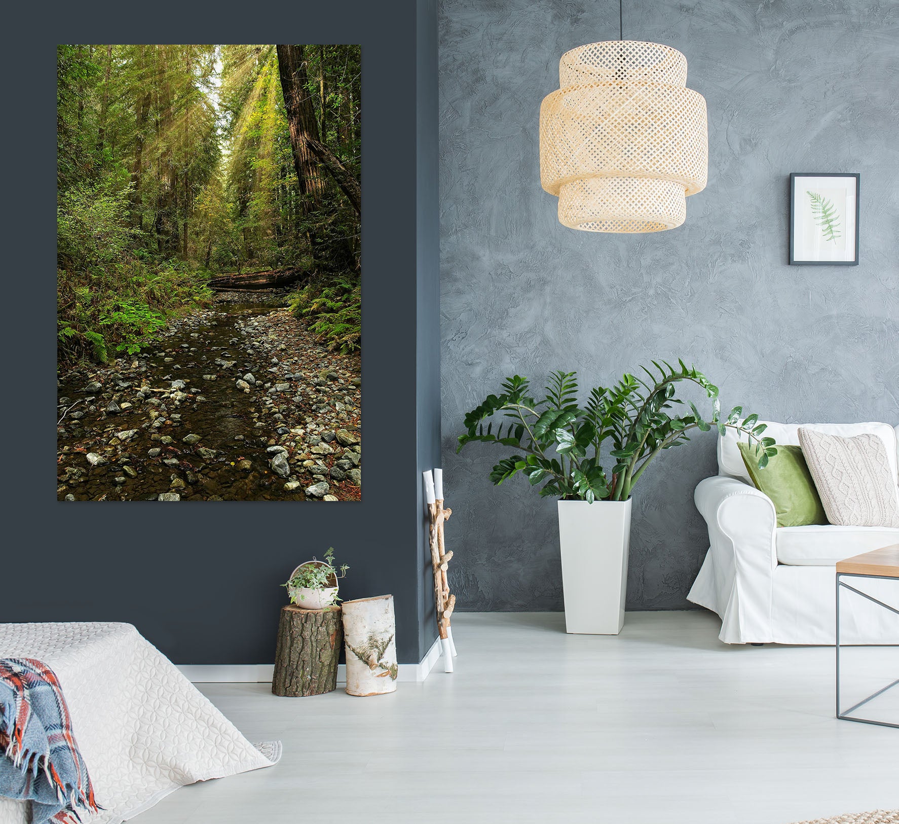 3D Forest Stream 62131 Kathy Barefield Wall Sticker