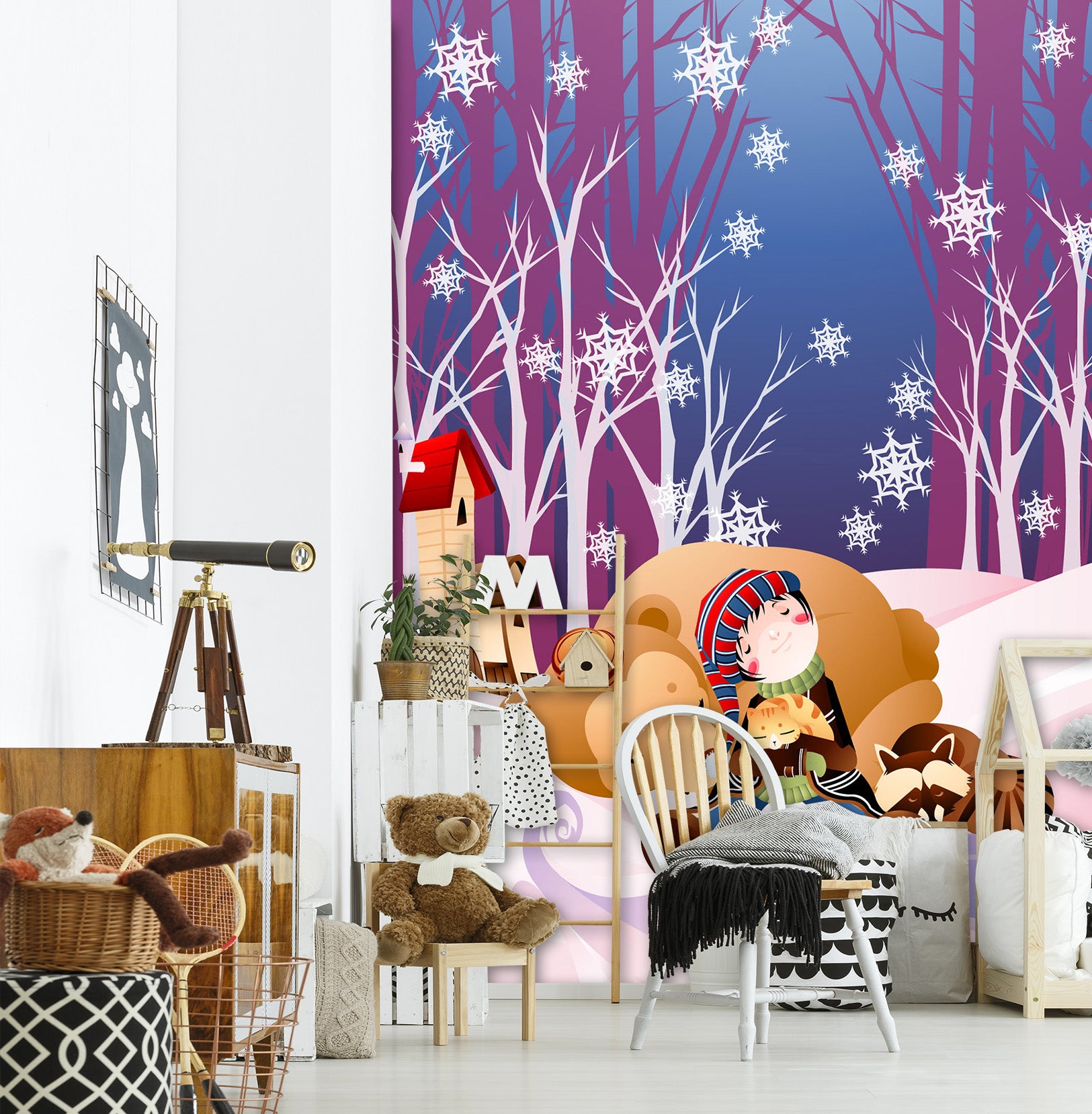 3D Snow Panda 1737 Wall Murals