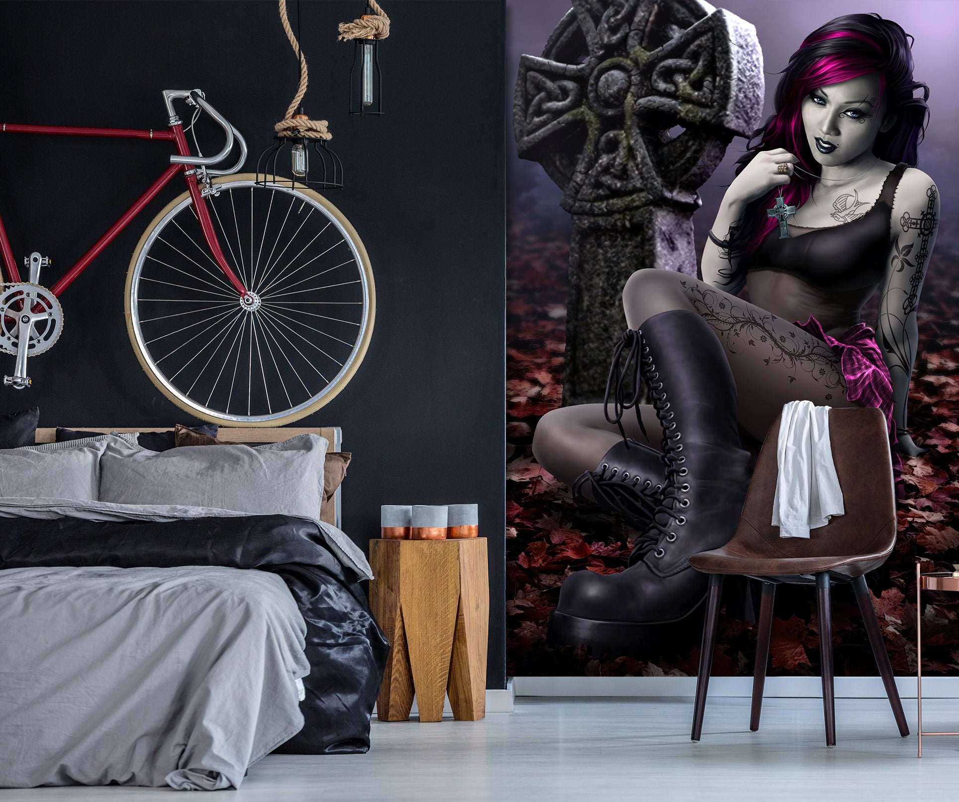 3D Beauty 5025 Tom Wood Wall Mural Wall Murals