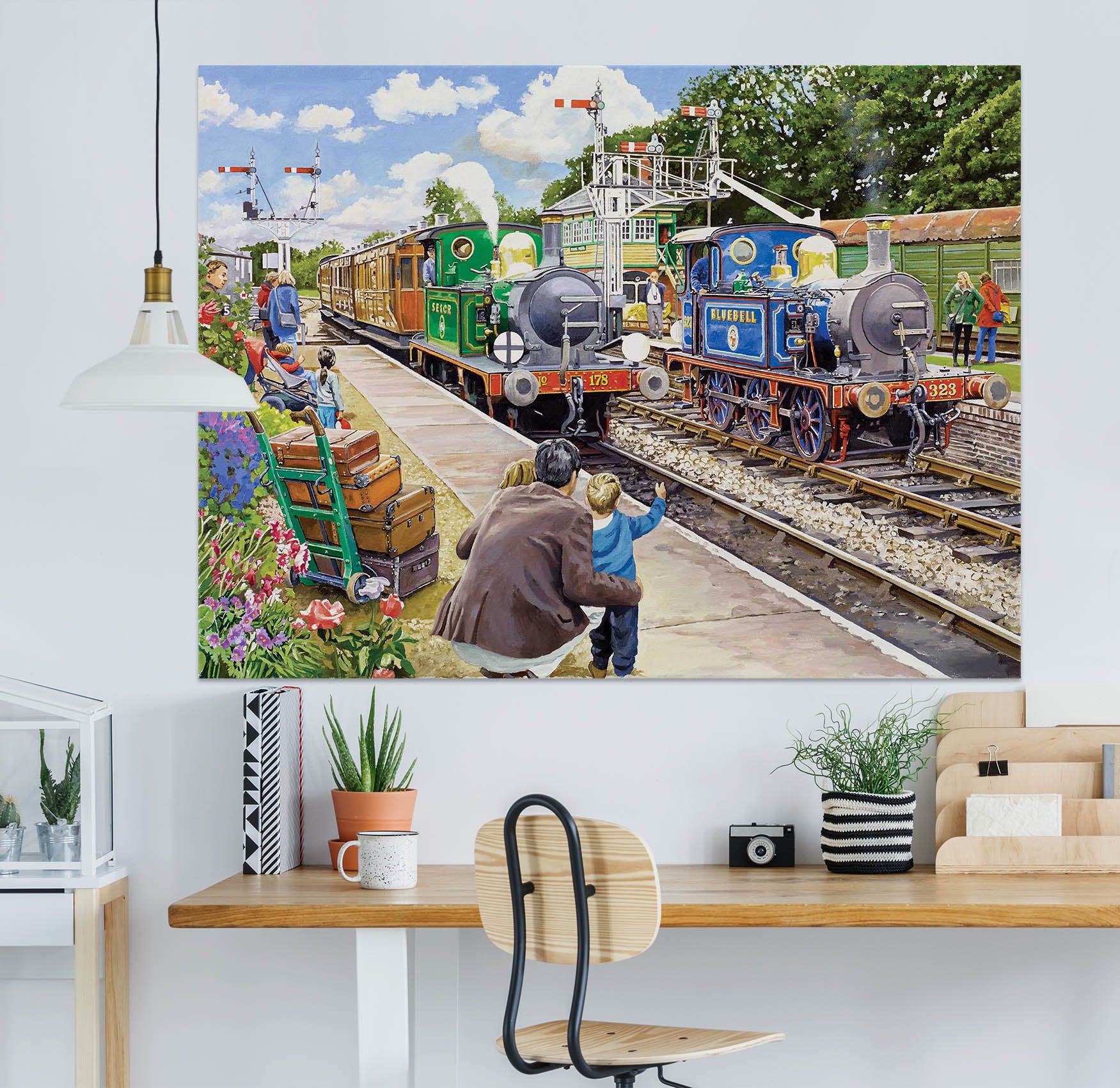 3D The Bluebell Railway 067 Trevor Mitchell Wall Sticke