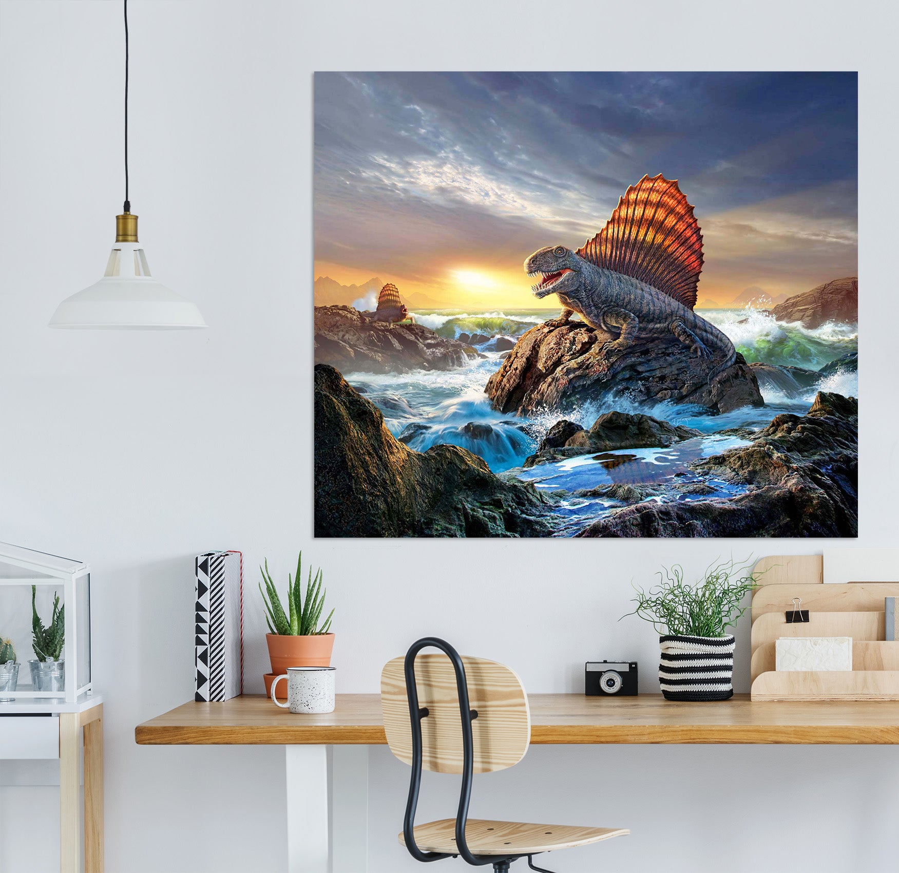 3D Tsunami Monster 014 Jerry LoFaro Wall Sticker