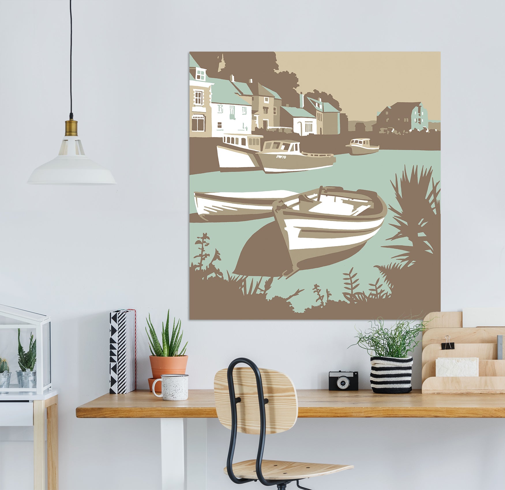 3D Padstow 040 Steve Read Wall Sticker