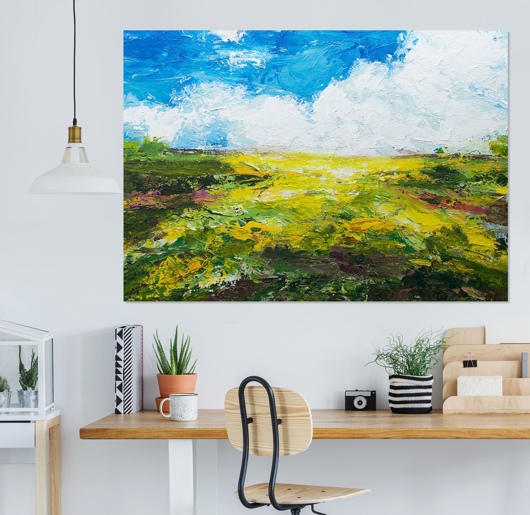 3D Grassland Sky 241 Allan P. Friedlander Wall Sticker