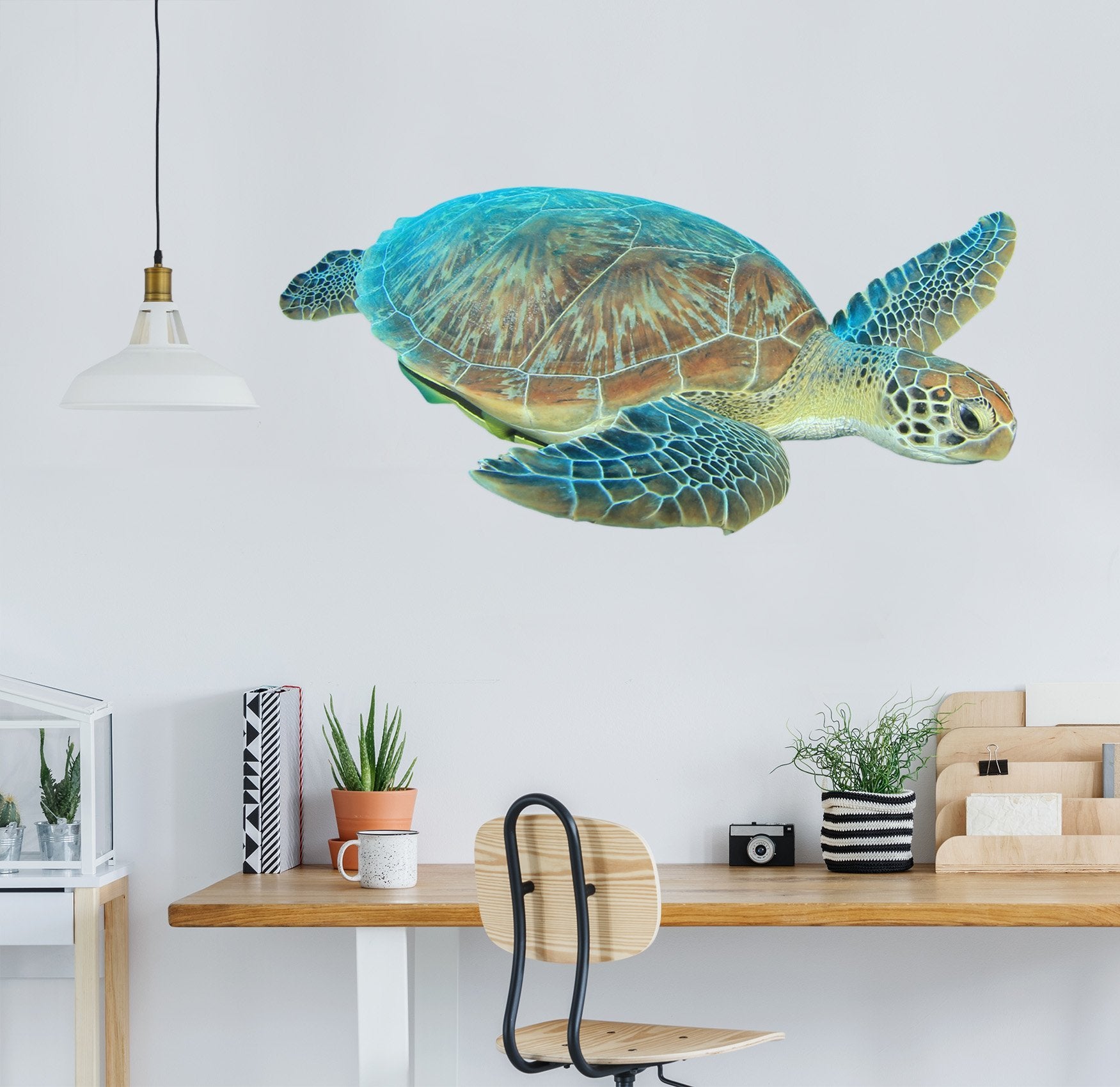 3D Beautiful Turtle 095 Animals Wall Stickers Wallpaper AJ Wallpaper