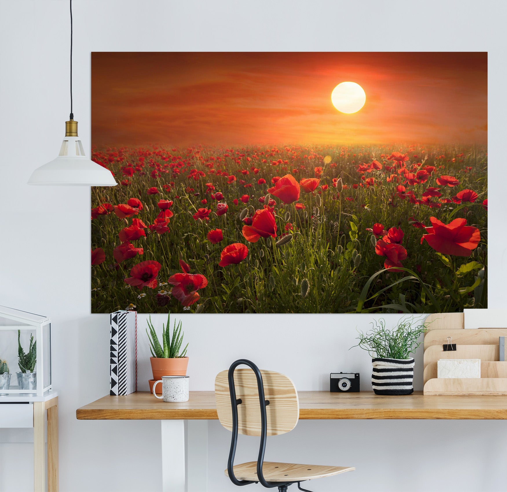 3D Sunrise Rose 169 Marco Carmassi Wall Sticker