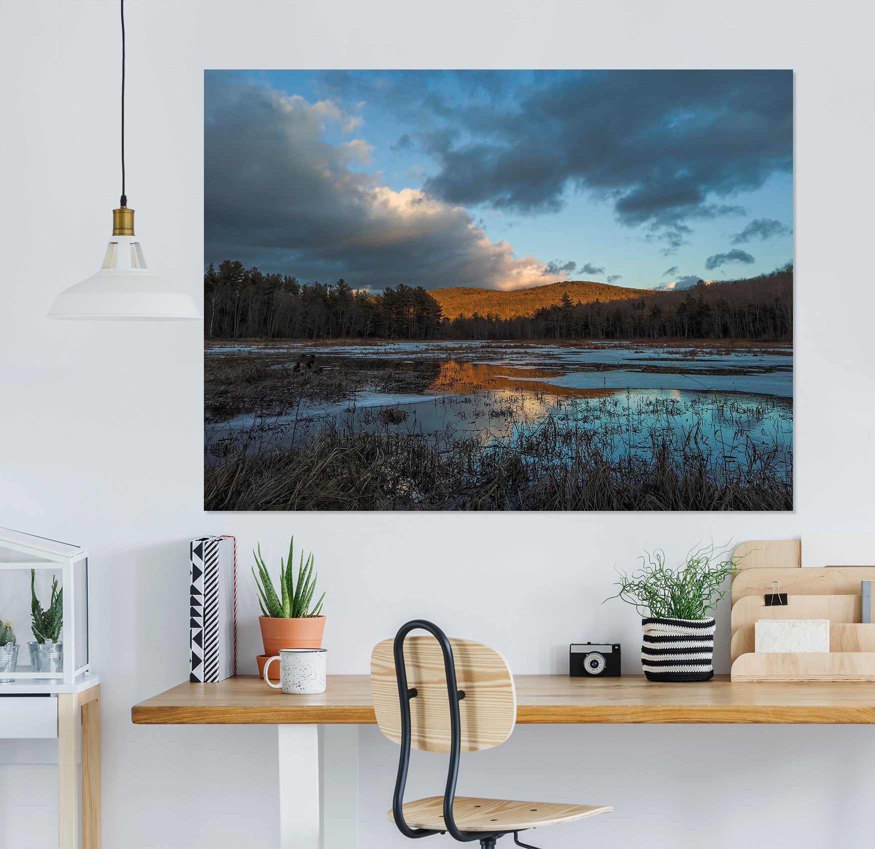 3D Tranquil Lake 131 Jerry LoFaro Wall Sticker