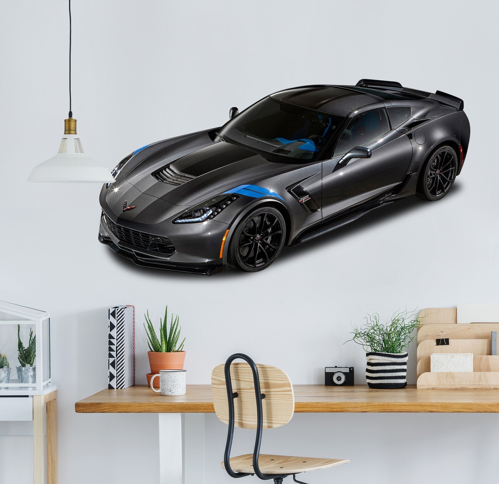 3D Corvette 0293 Vehicles Wallpaper AJ Wallpaper