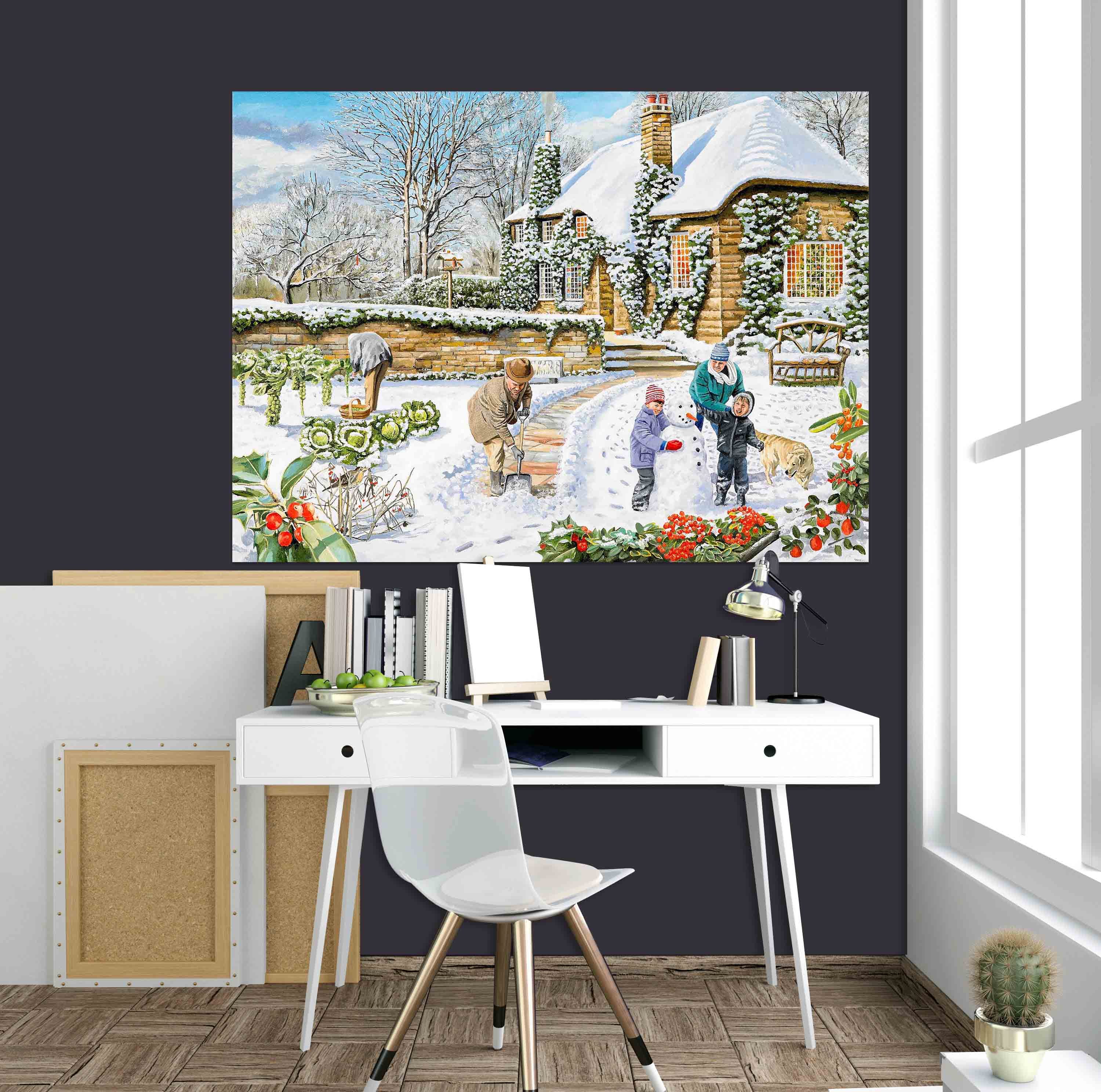 3D A Winter Garden 013 Trevor Mitchell Wall Sticker Wallpaper AJ Wallpaper 2