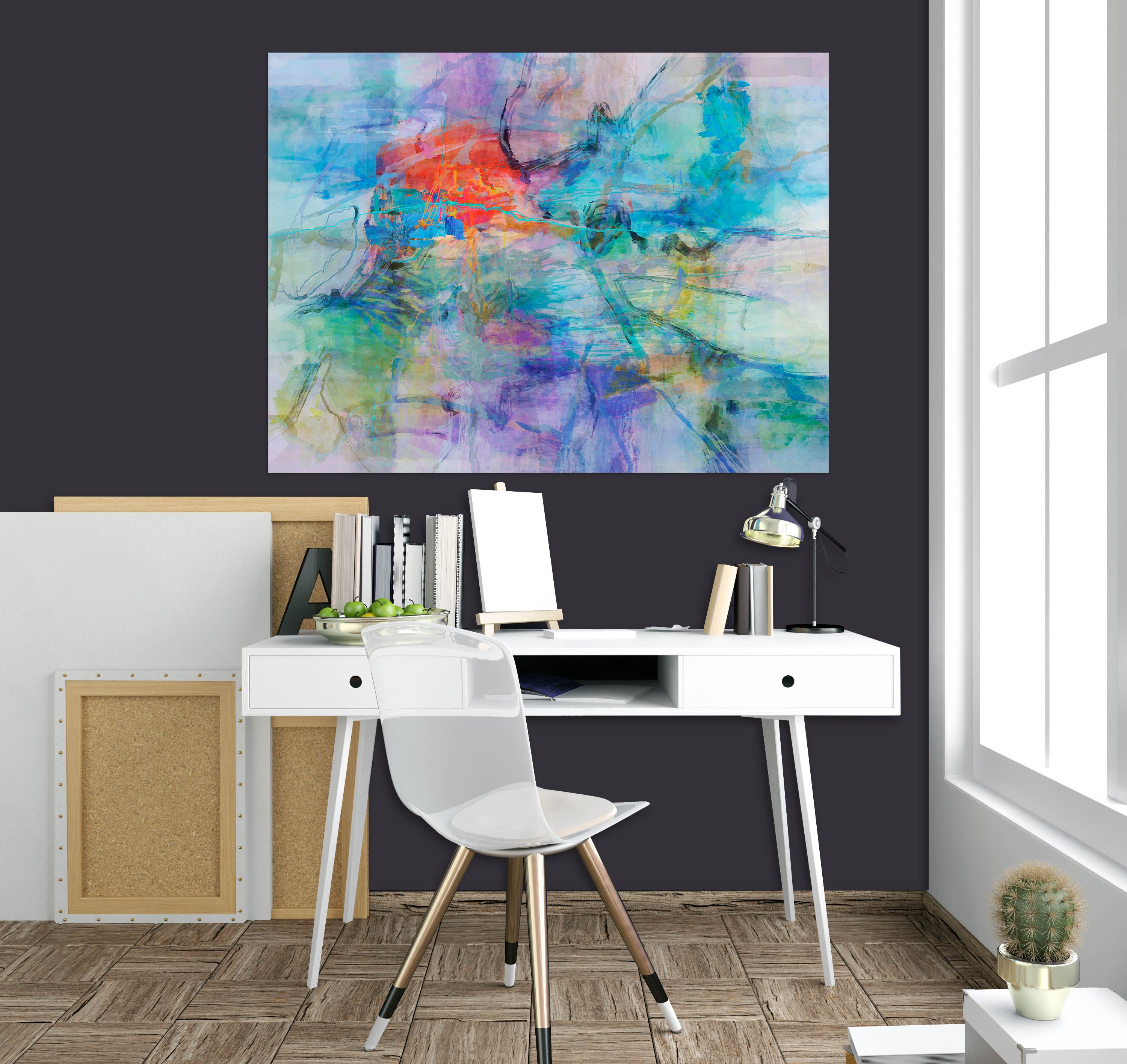 3D Color Graffiti 008 Michael Tienhaara Wall Sticker