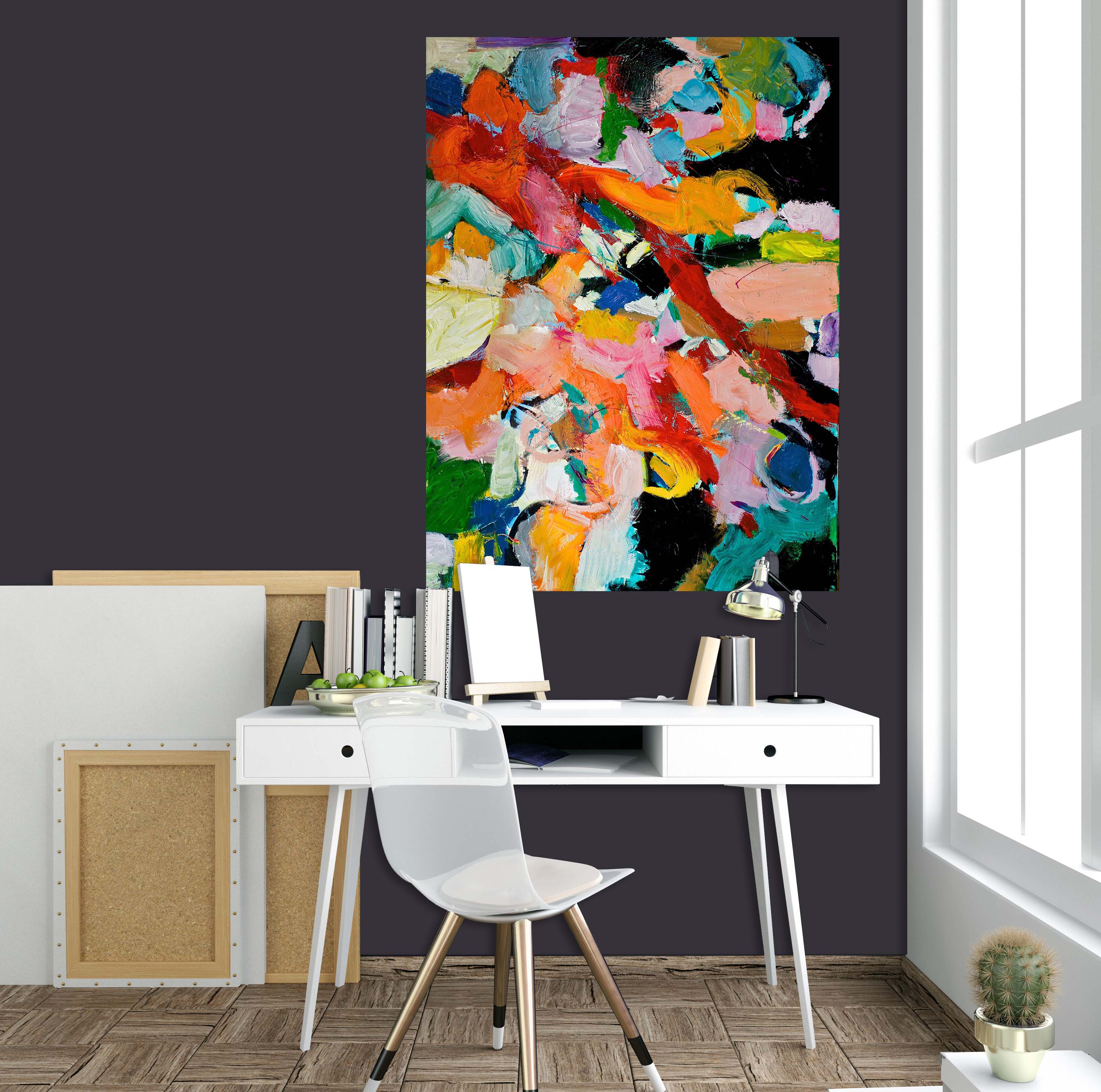 3D Color Graffiti 029 Allan P. Friedlander Wall Sticker